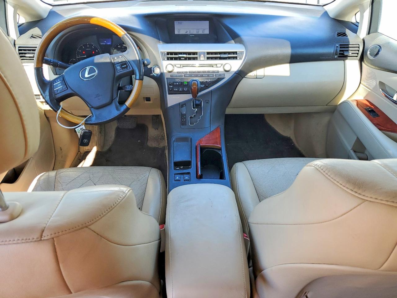2010 Lexus Rx 350 White vin: 2T2BK1BA8AC011555
