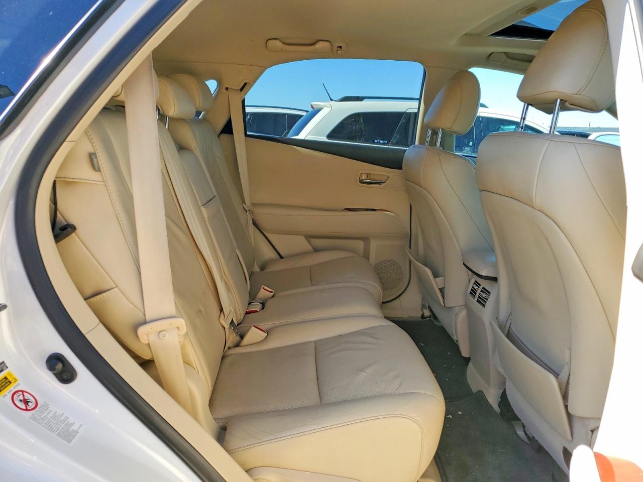 2010 Lexus Rx 350 White vin: 2T2BK1BA8AC011555