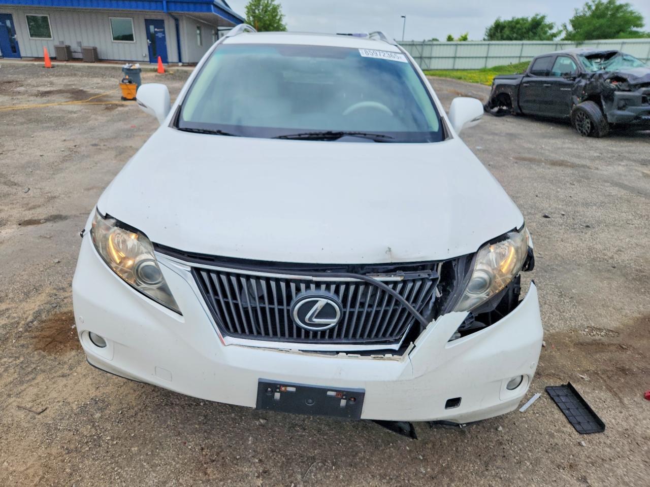 2010 Lexus Rx 350 White vin: 2T2BK1BA8AC019879