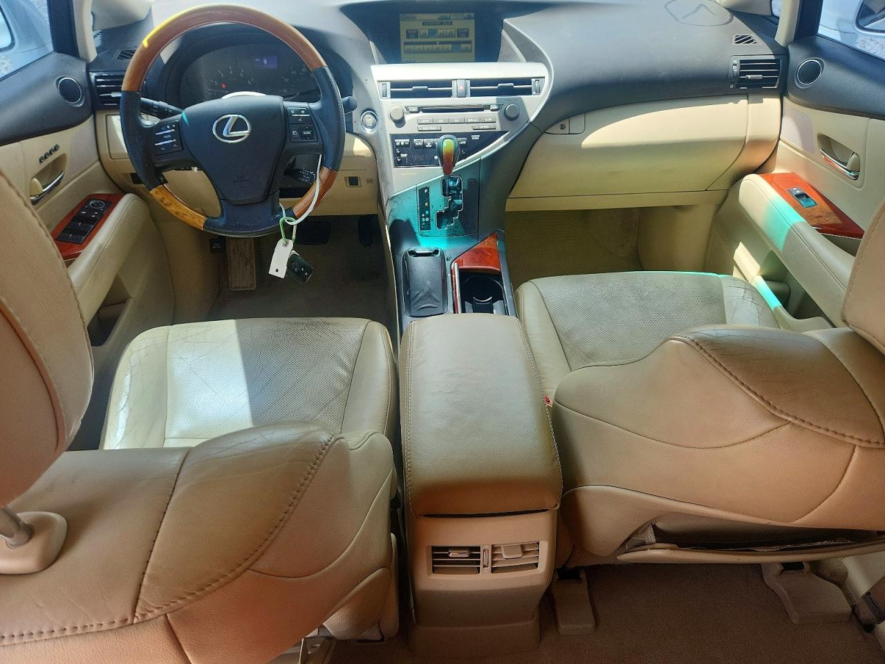2010 Lexus Rx 350 White vin: 2T2BK1BA8AC019879