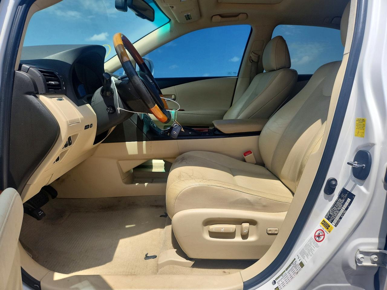 2010 Lexus Rx 350 White vin: 2T2BK1BA8AC019879