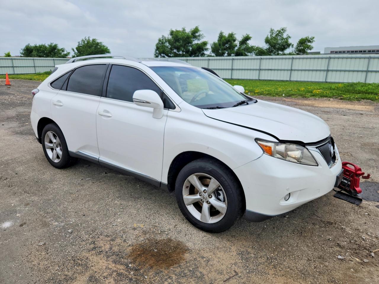 2010 Lexus Rx 350 White vin: 2T2BK1BA8AC019879