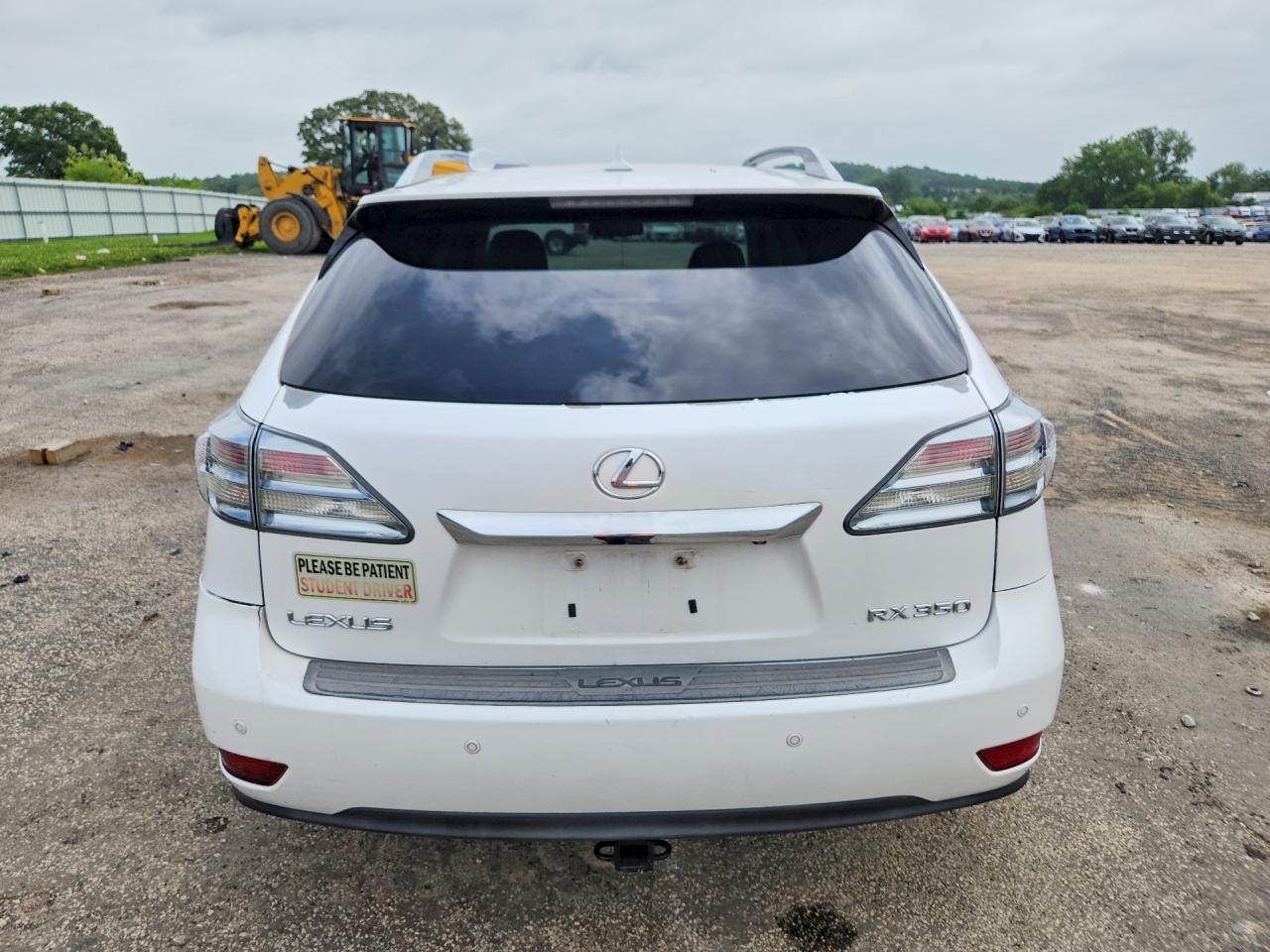 2010 Lexus Rx 350 White vin: 2T2BK1BA8AC019879