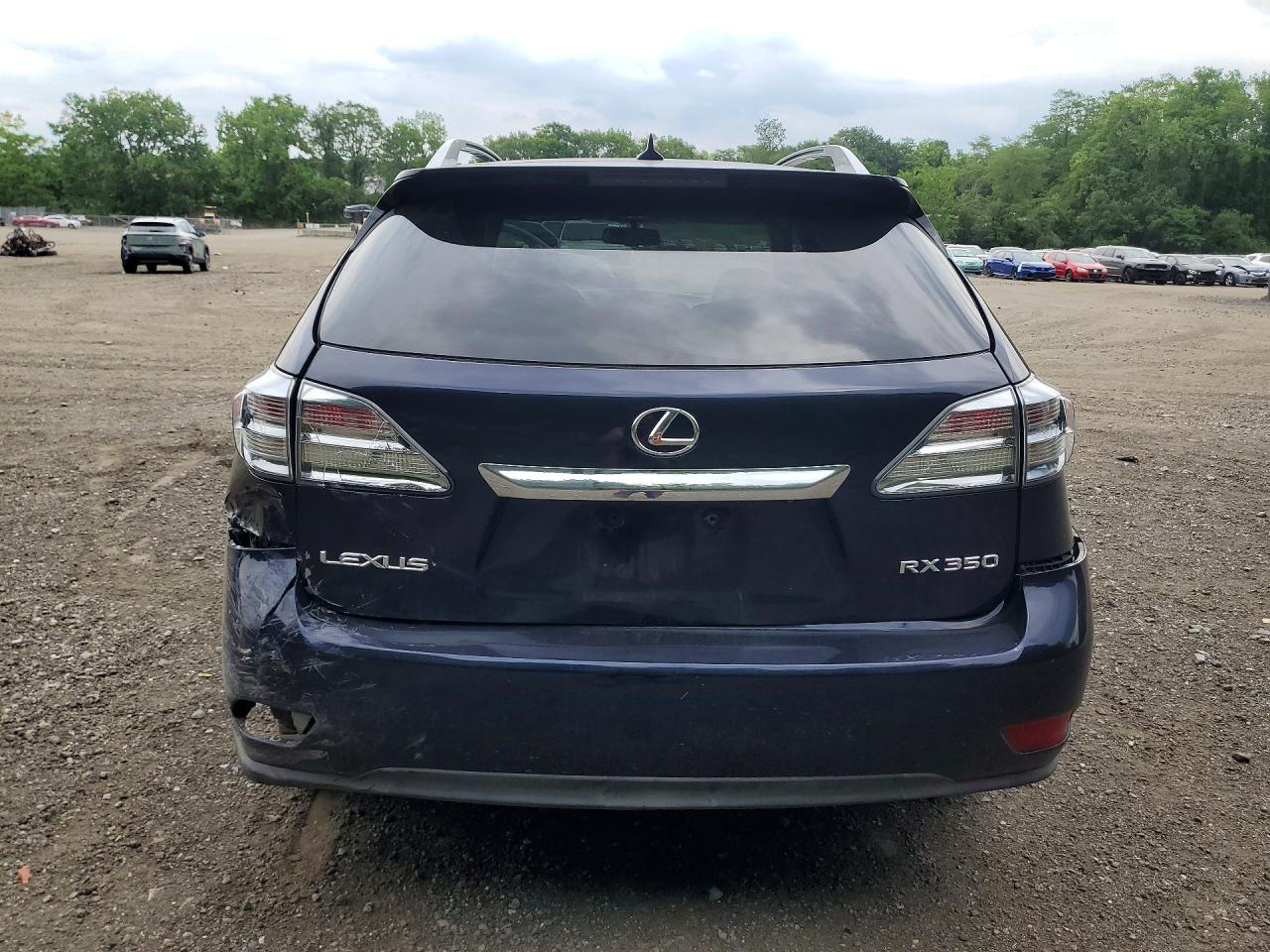 2010 Lexus Rx 350 Blue vin: 2T2BK1BA8AC026380