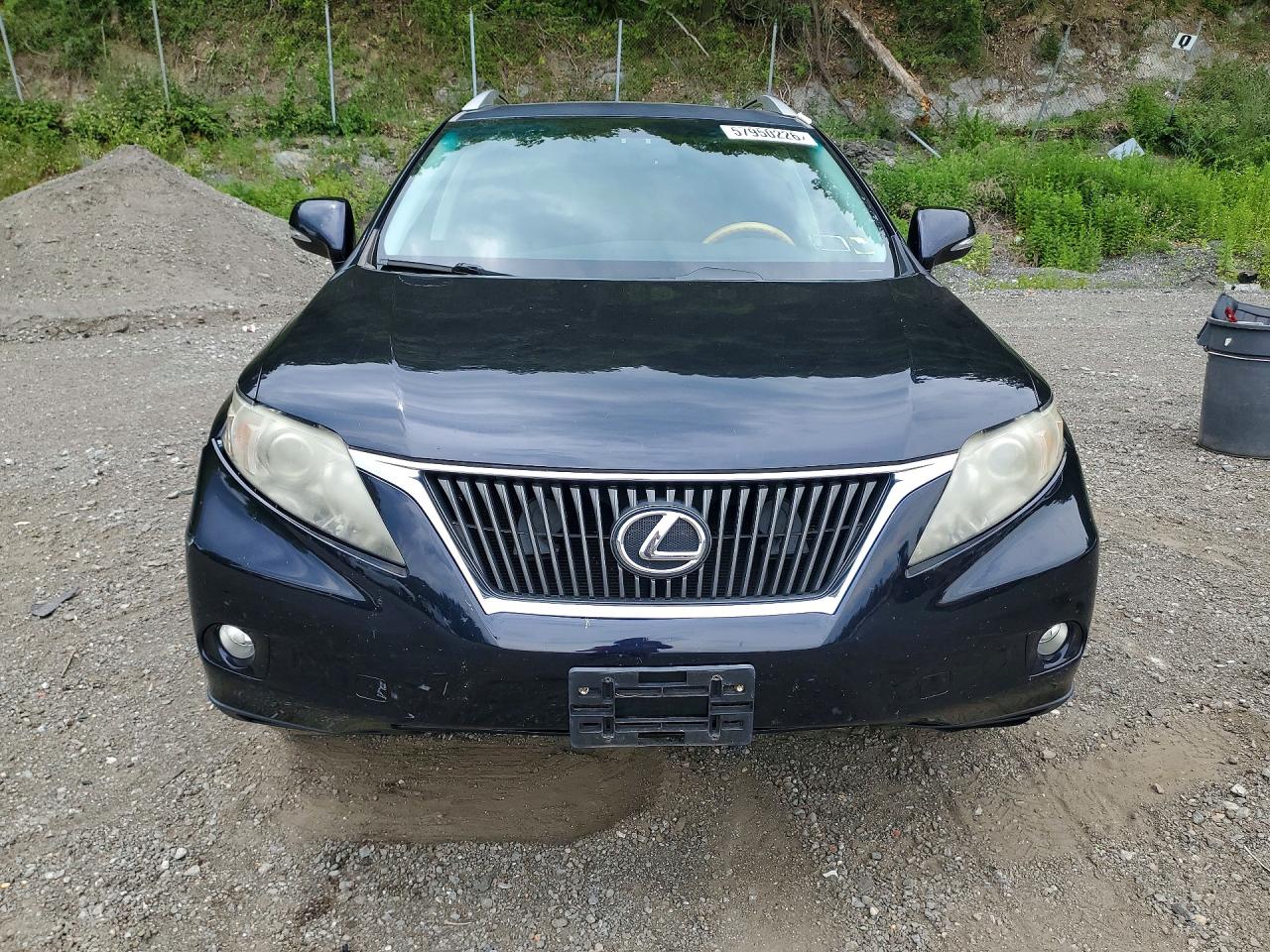 2010 Lexus Rx 350 Blue vin: 2T2BK1BA8AC026380