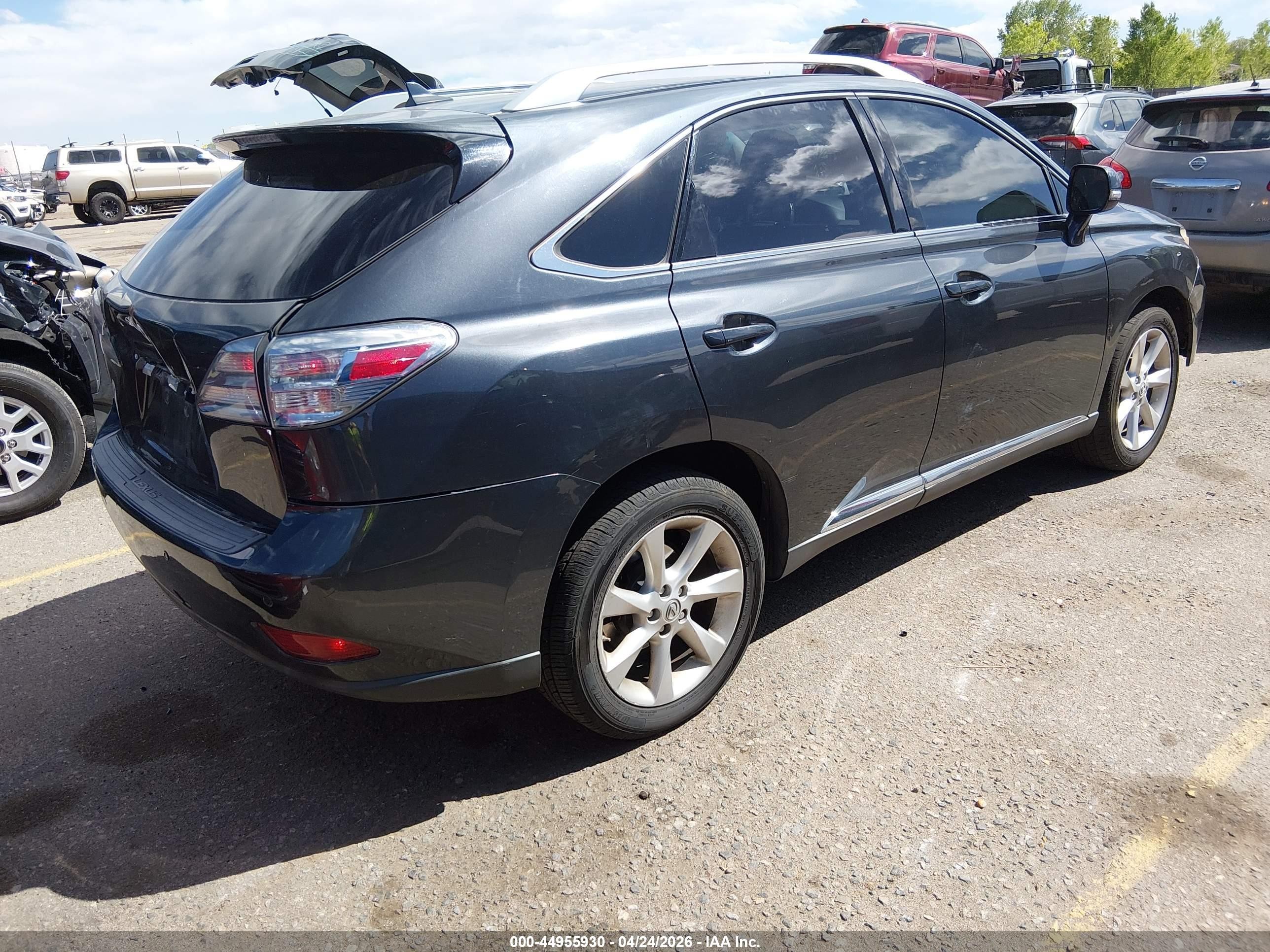 2010 Lexus Rx 350   Gray vin: 2T2BK1BA8AC033555