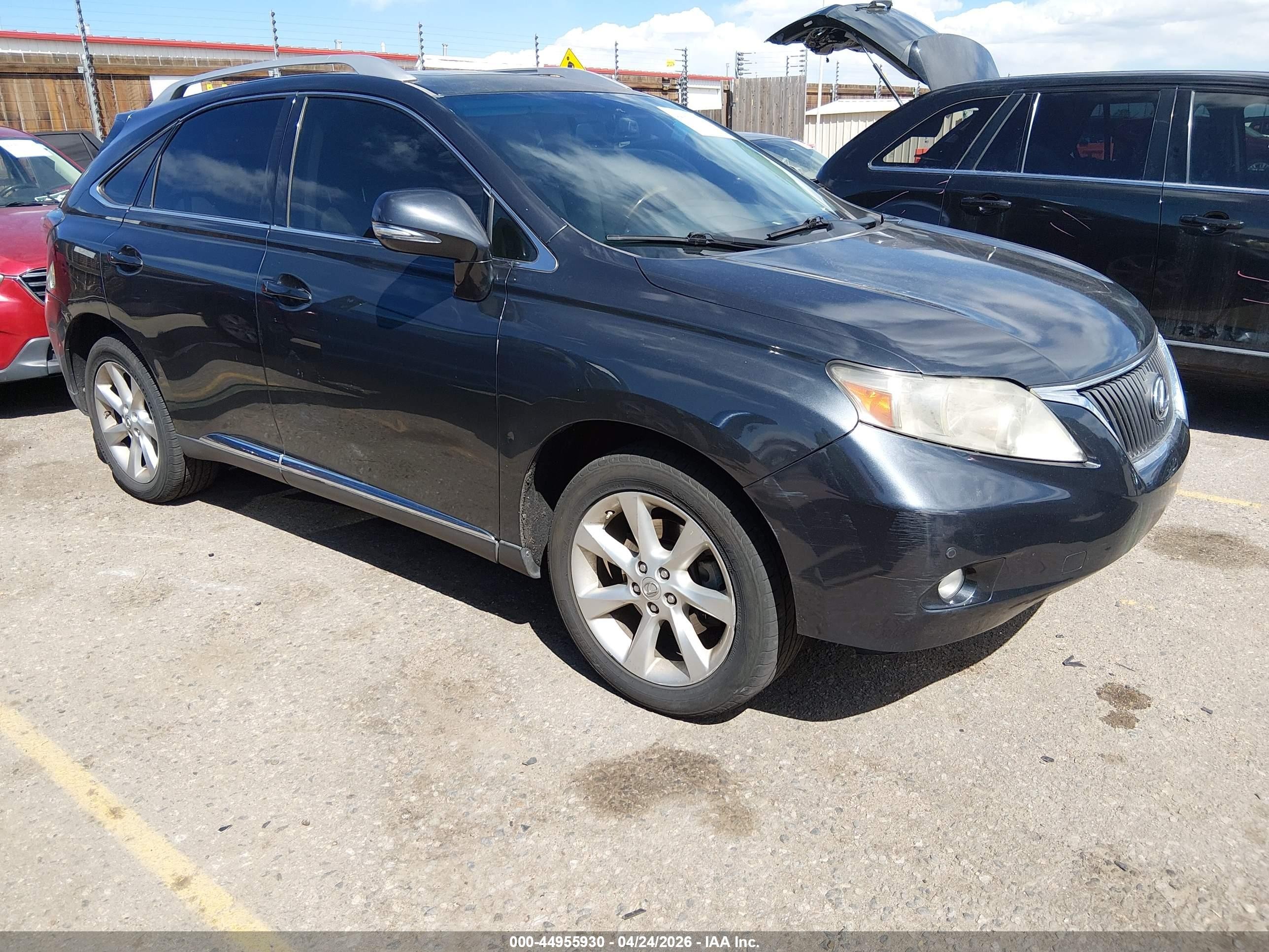 2010 Lexus Rx 350   Gray vin: 2T2BK1BA8AC033555