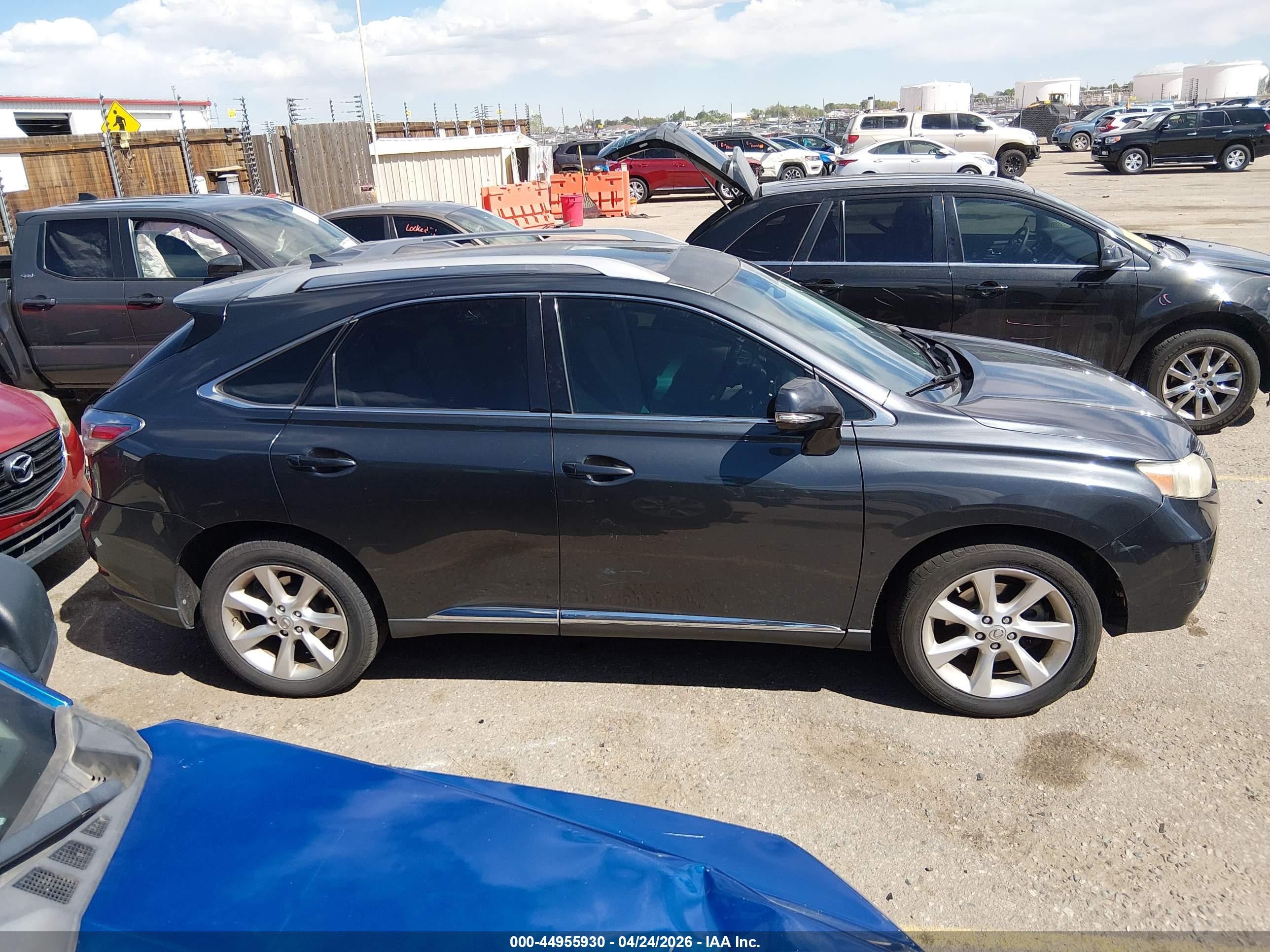 2010 Lexus Rx 350   Gray vin: 2T2BK1BA8AC033555