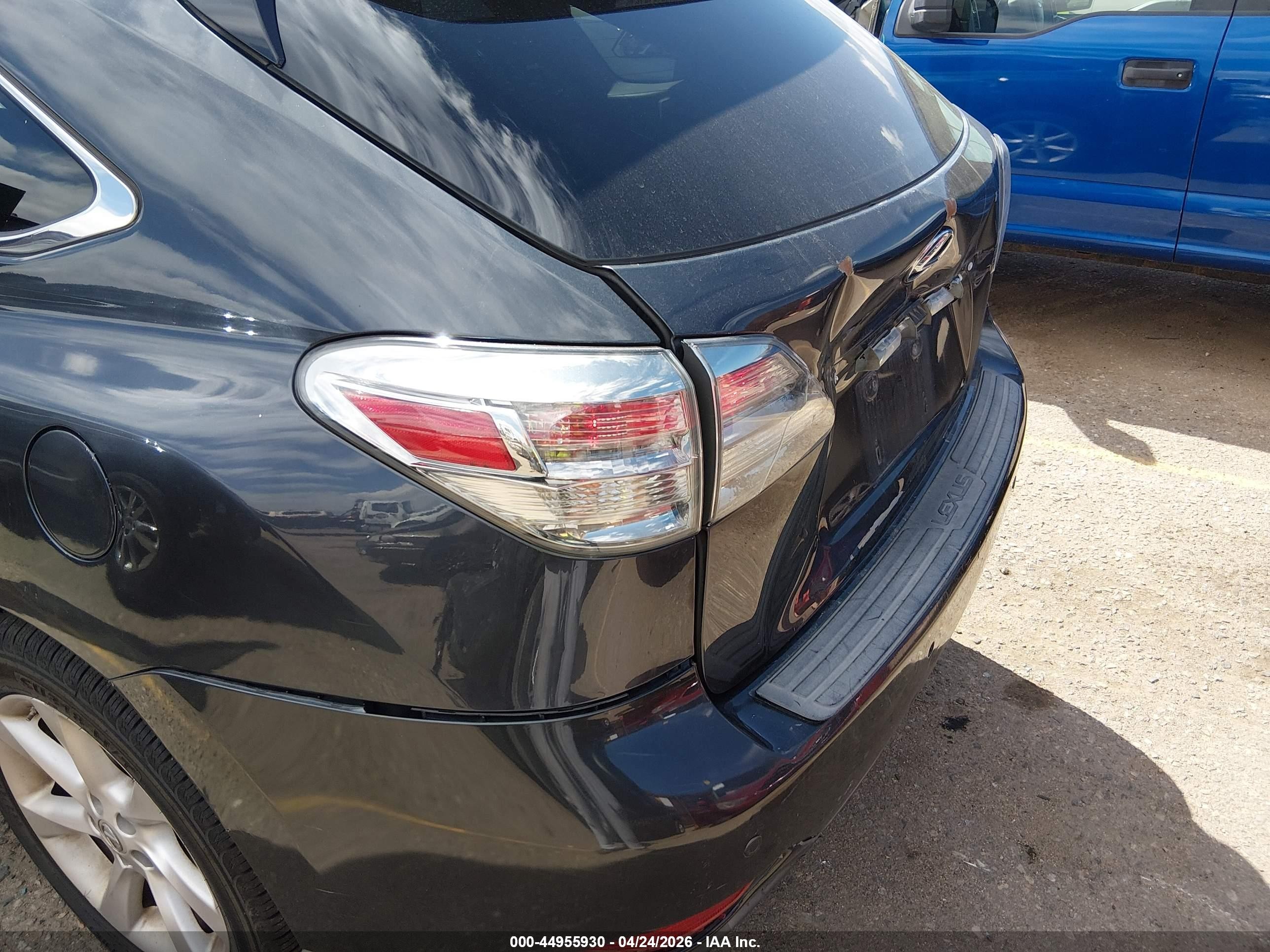 2010 Lexus Rx 350   Gray vin: 2T2BK1BA8AC033555