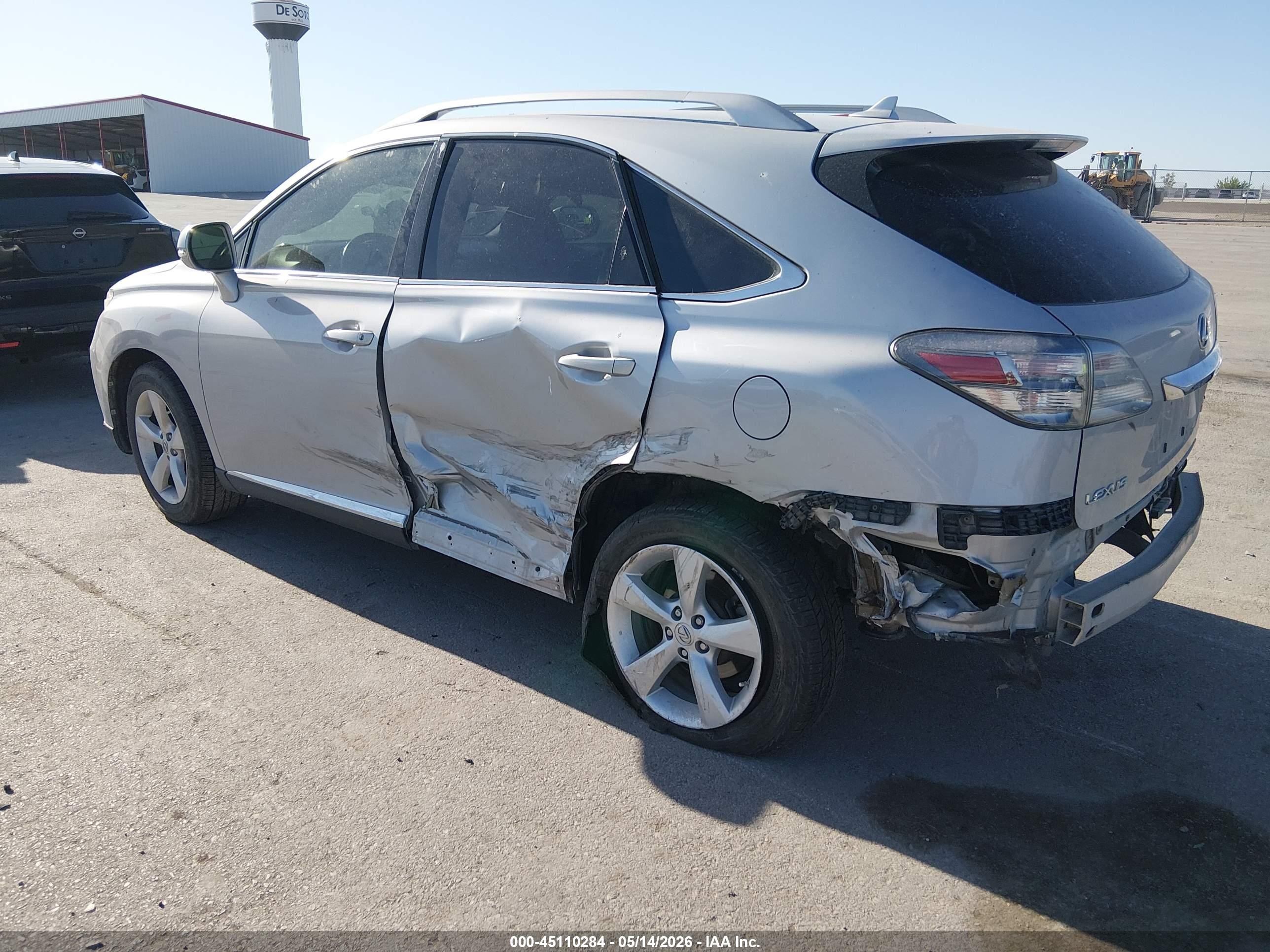 2010 Lexus Rx 350   Silver vin: 2T2BK1BA8AC043535