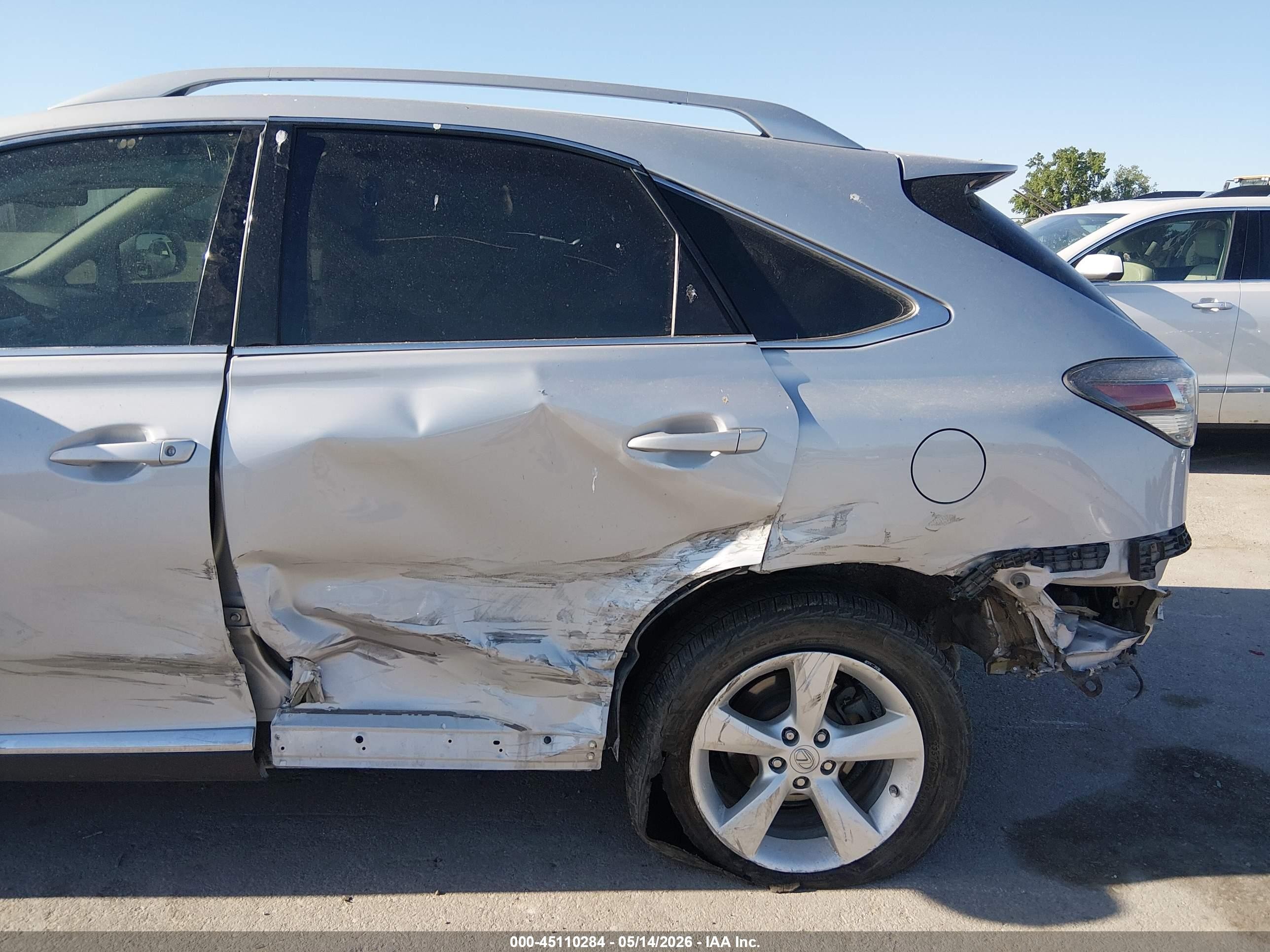 2010 Lexus Rx 350   Silver vin: 2T2BK1BA8AC043535