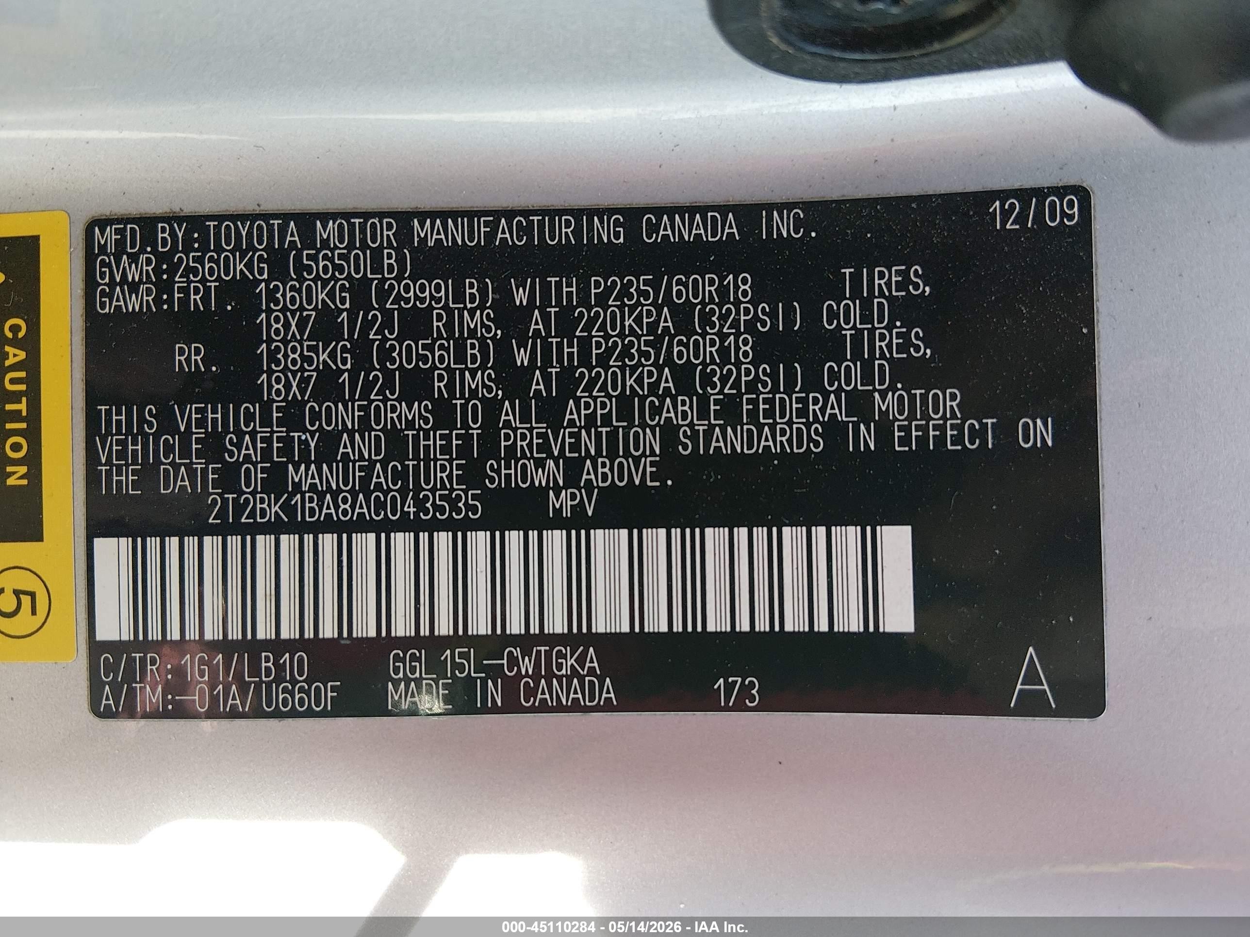 2010 Lexus Rx 350   Silver vin: 2T2BK1BA8AC043535
