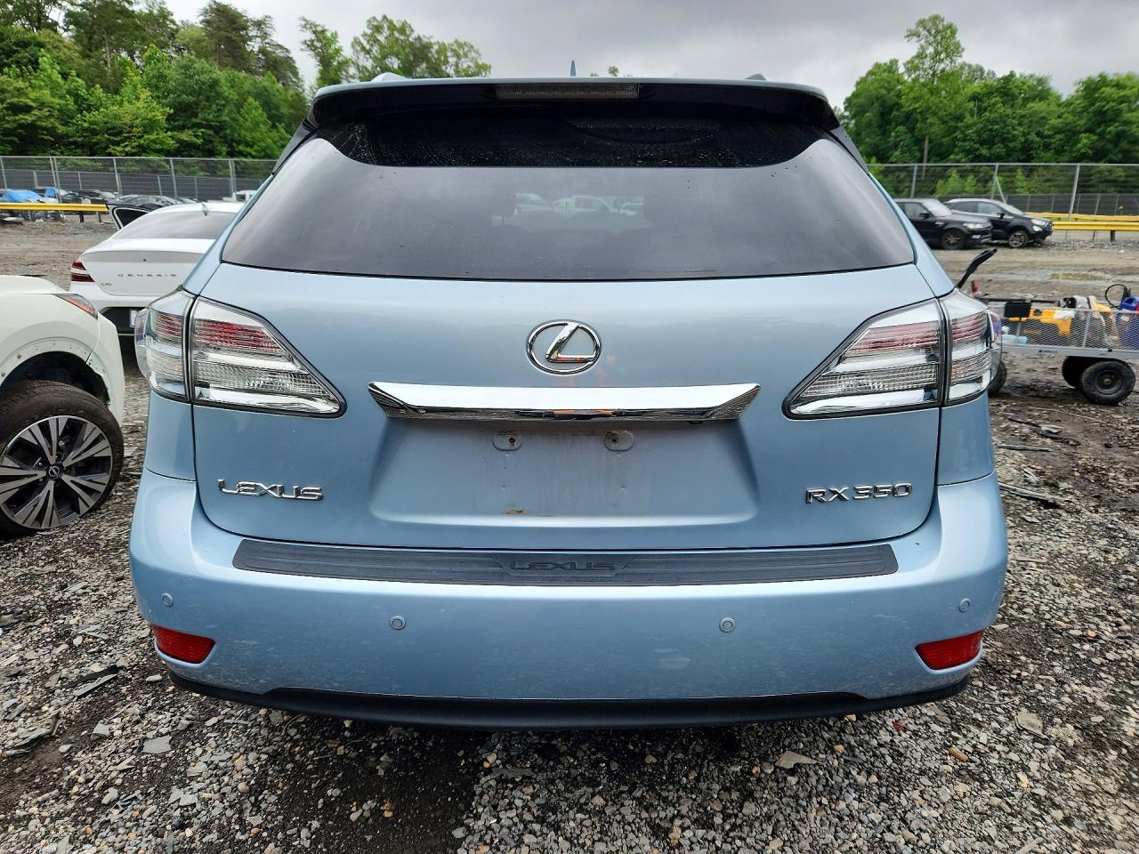 2010 Lexus Rx 350 Blue vin: 2T2BK1BA8AC043583