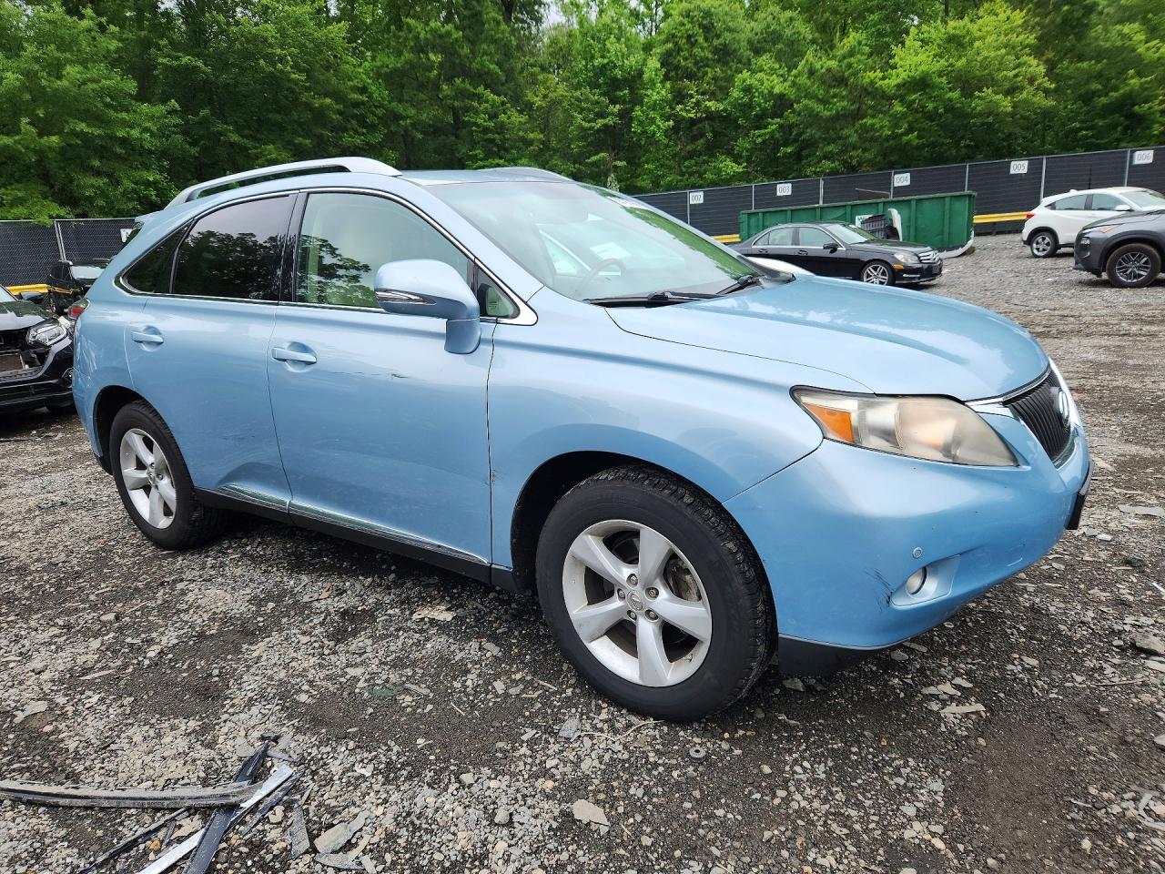 2010 Lexus Rx 350 Blue vin: 2T2BK1BA8AC043583