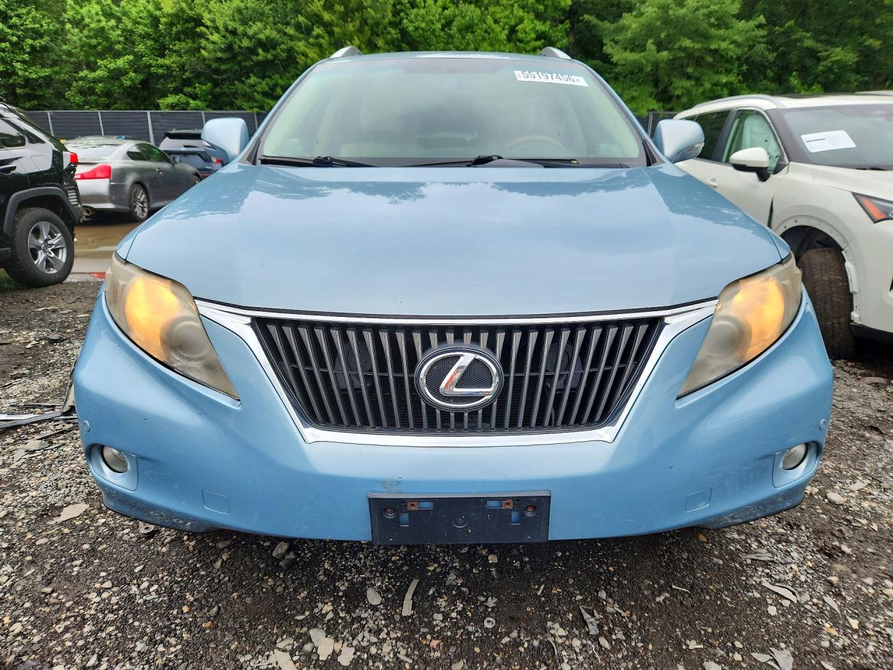 2010 Lexus Rx 350 Blue vin: 2T2BK1BA8AC043583