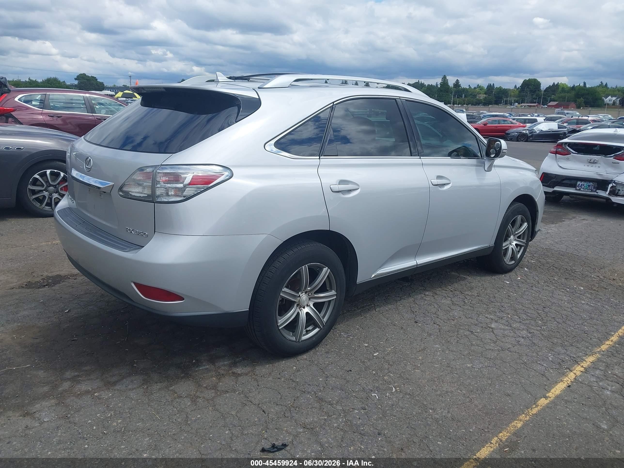 2010 Lexus Rx 350   Silver vin: 2T2BK1BA8AC061422