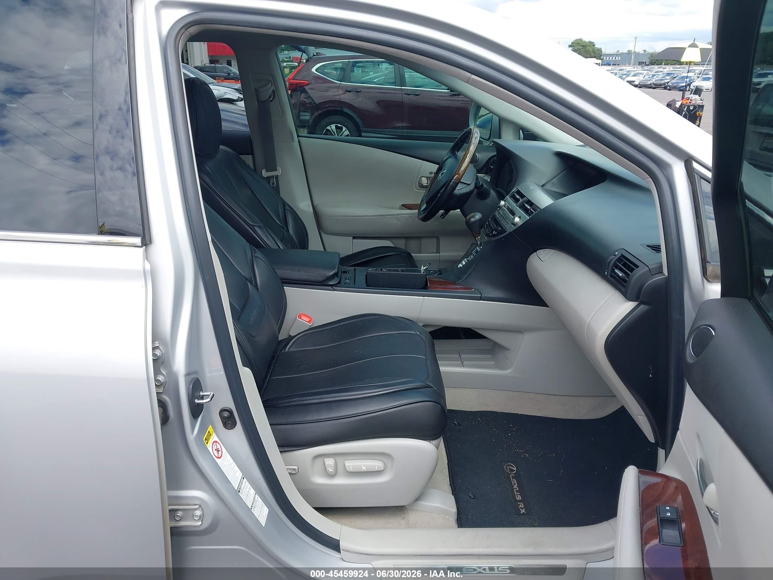 2010 Lexus Rx 350   Silver vin: 2T2BK1BA8AC061422