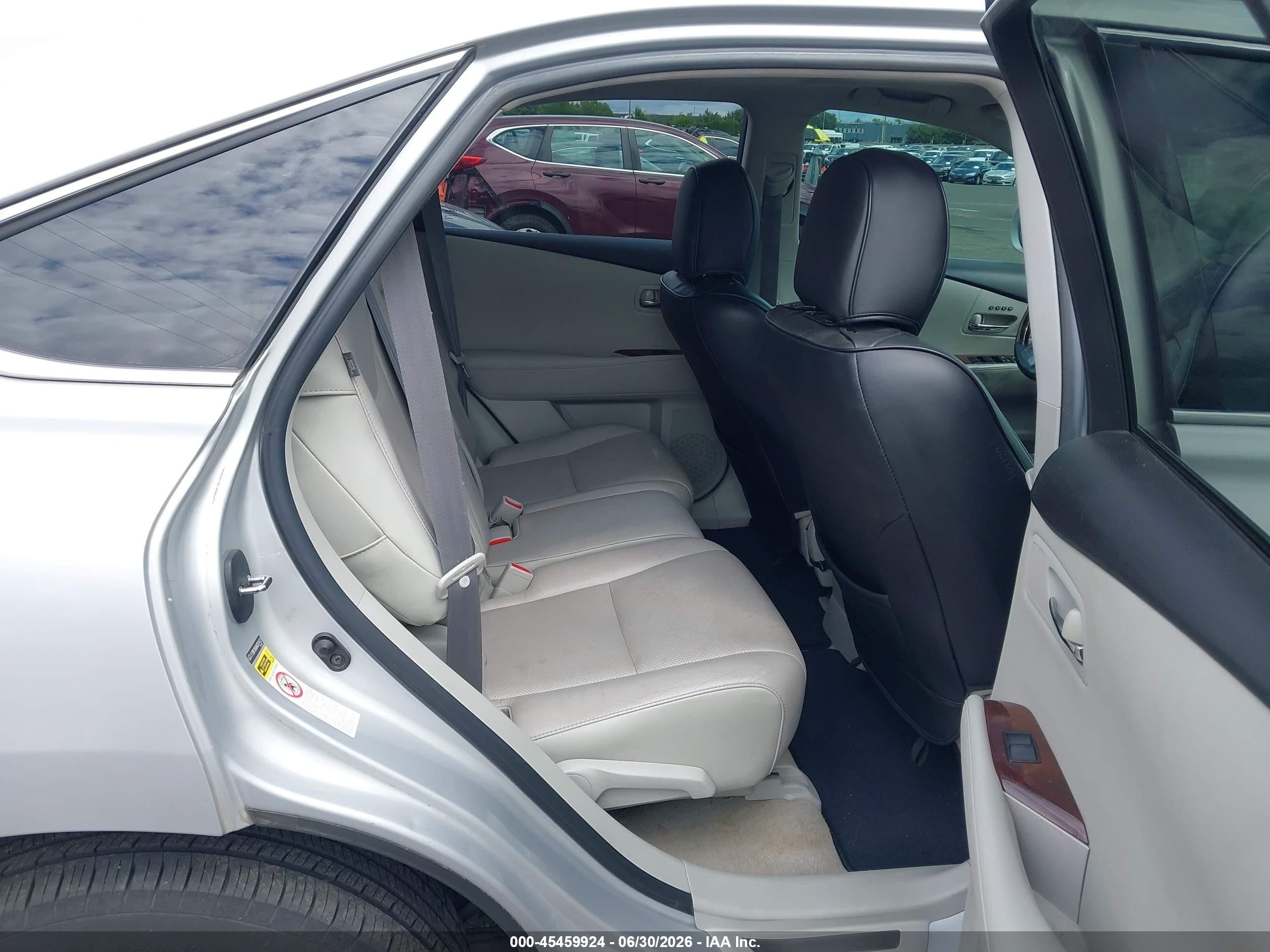 2010 Lexus Rx 350   Silver vin: 2T2BK1BA8AC061422