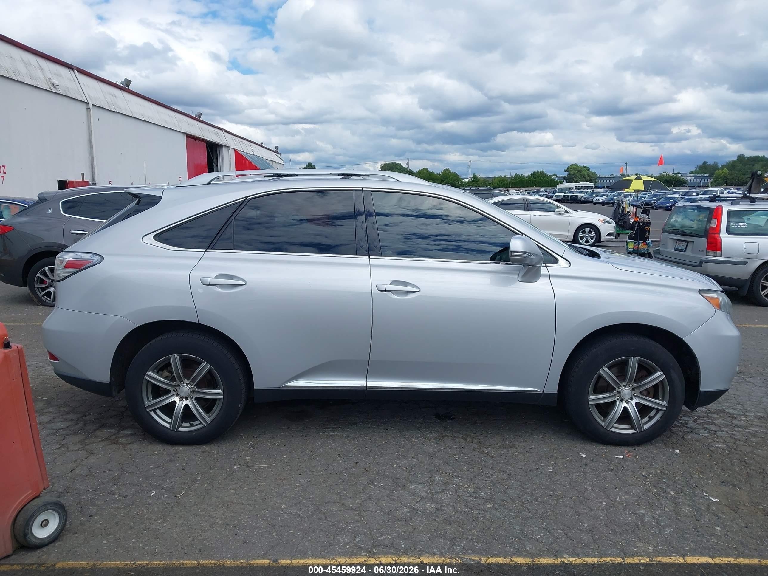 2010 Lexus Rx 350   Silver vin: 2T2BK1BA8AC061422