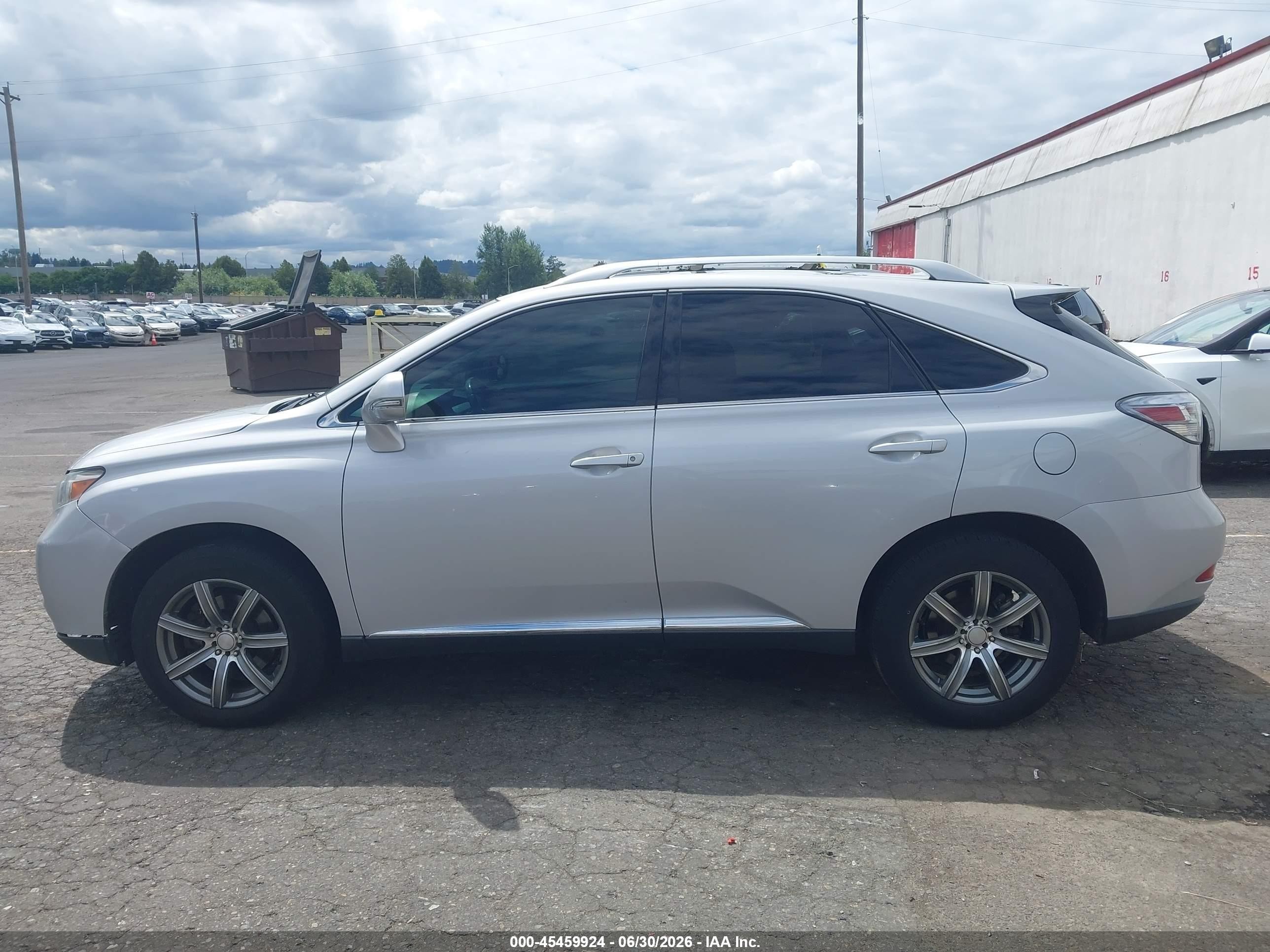 2010 Lexus Rx 350   Silver vin: 2T2BK1BA8AC061422