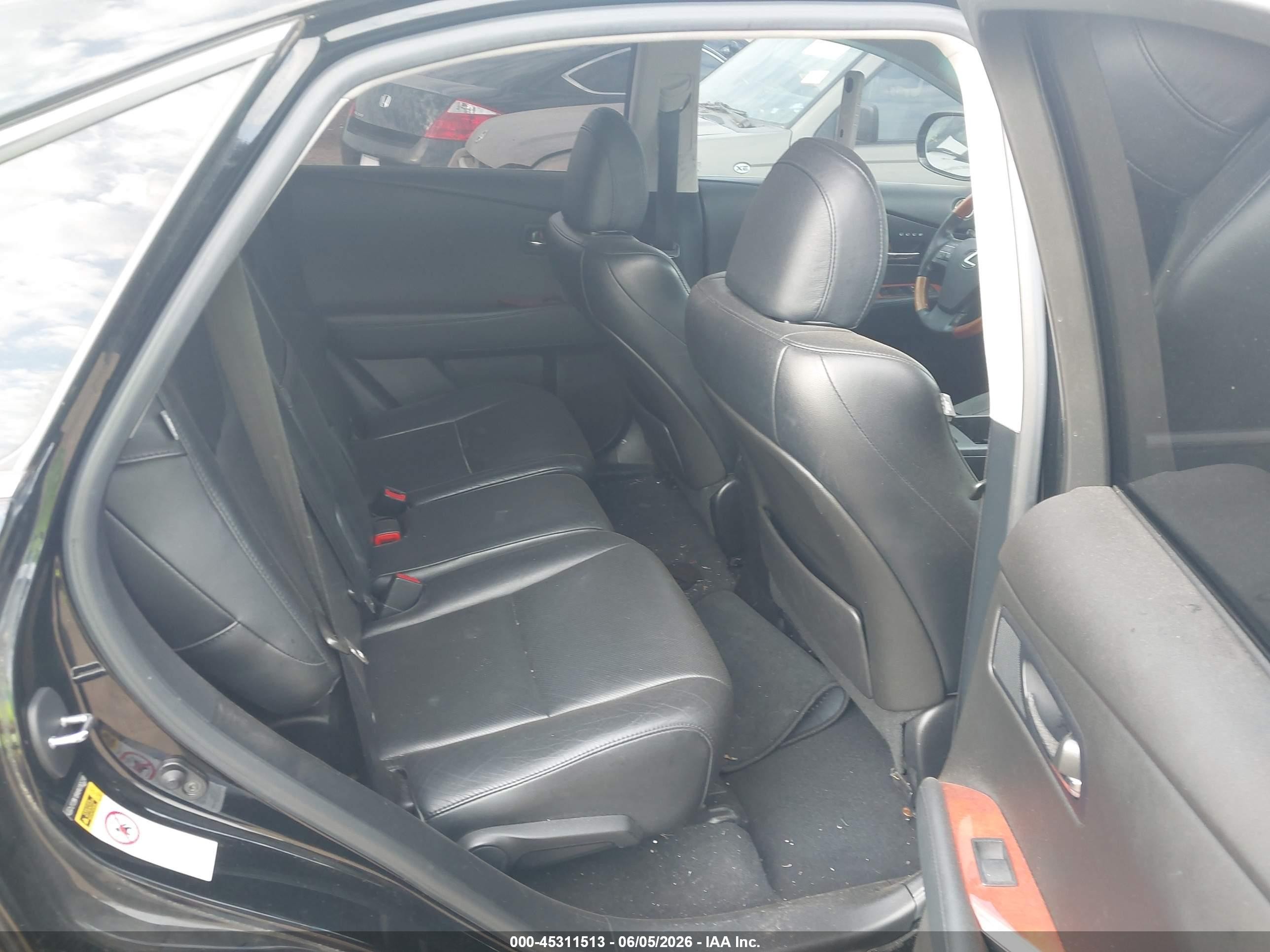 2010 Lexus Rx 350   Black vin: 2T2BK1BA8AC065230