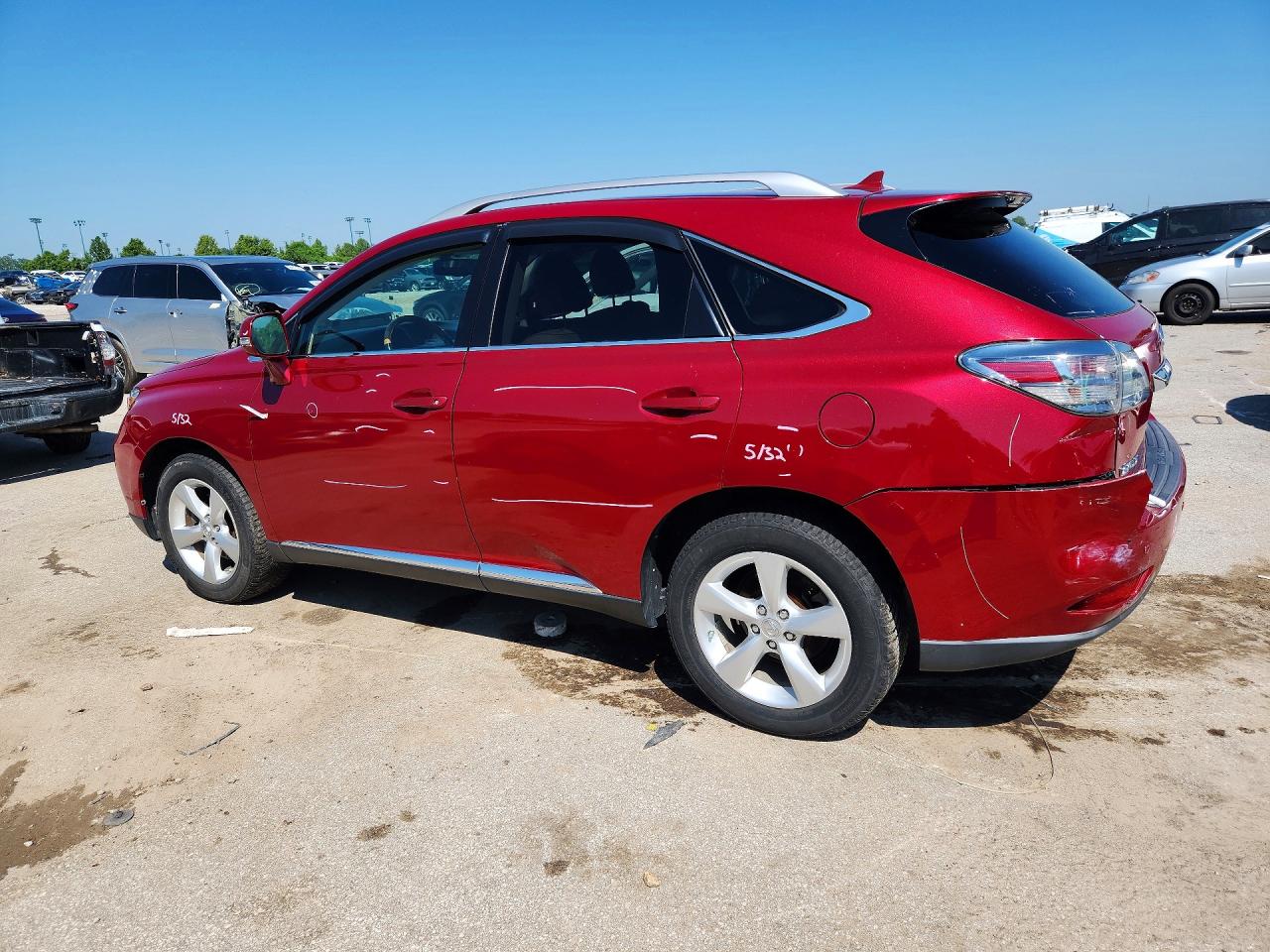 2010 Lexus Rx 350 Red vin: 2T2BK1BA8AC065969