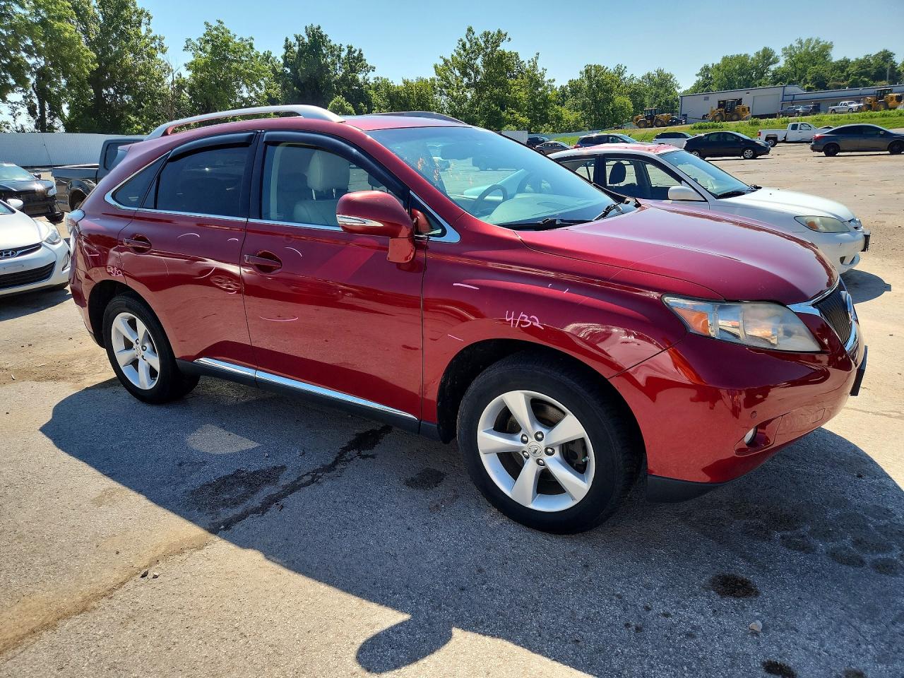 2010 Lexus Rx 350 Red vin: 2T2BK1BA8AC065969