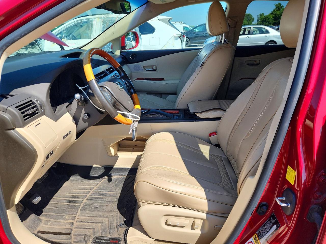 2010 Lexus Rx 350 Red vin: 2T2BK1BA8AC065969
