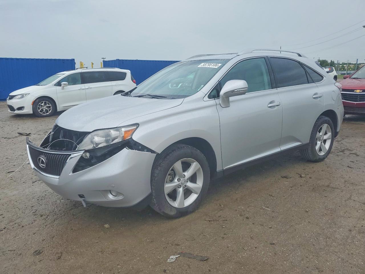 2010 Lexus Rx 350 Silver vin: 2T2BK1BA8AC078852