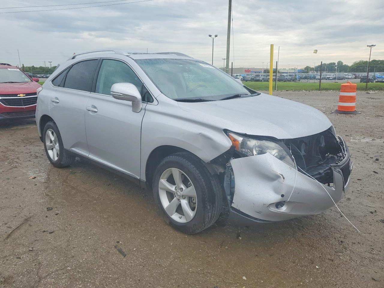 2010 Lexus Rx 350 Silver vin: 2T2BK1BA8AC078852