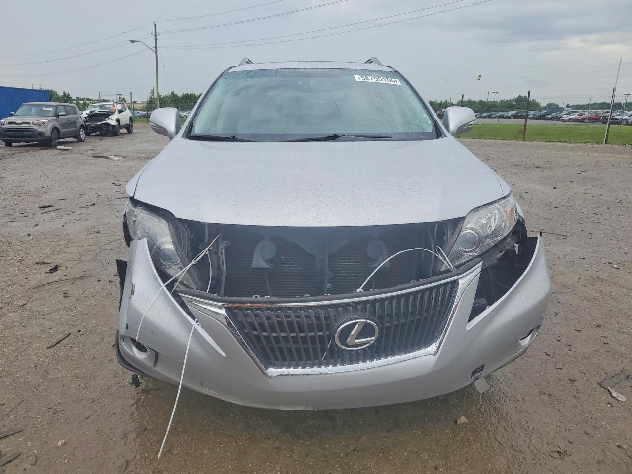 2010 Lexus Rx 350 Silver vin: 2T2BK1BA8AC078852