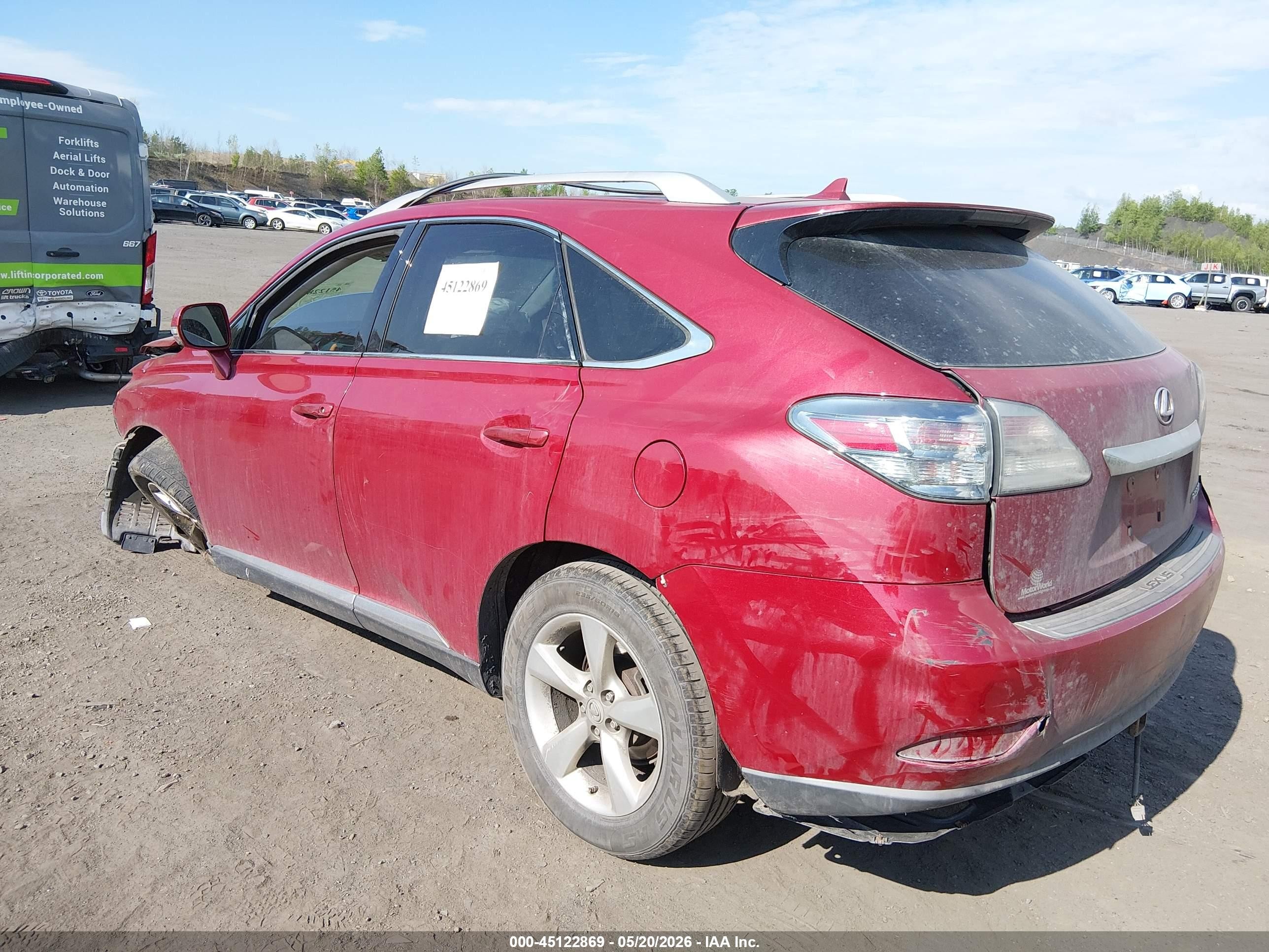 2011 Lexus Rx 350   Red vin: 2T2BK1BA8BC086094