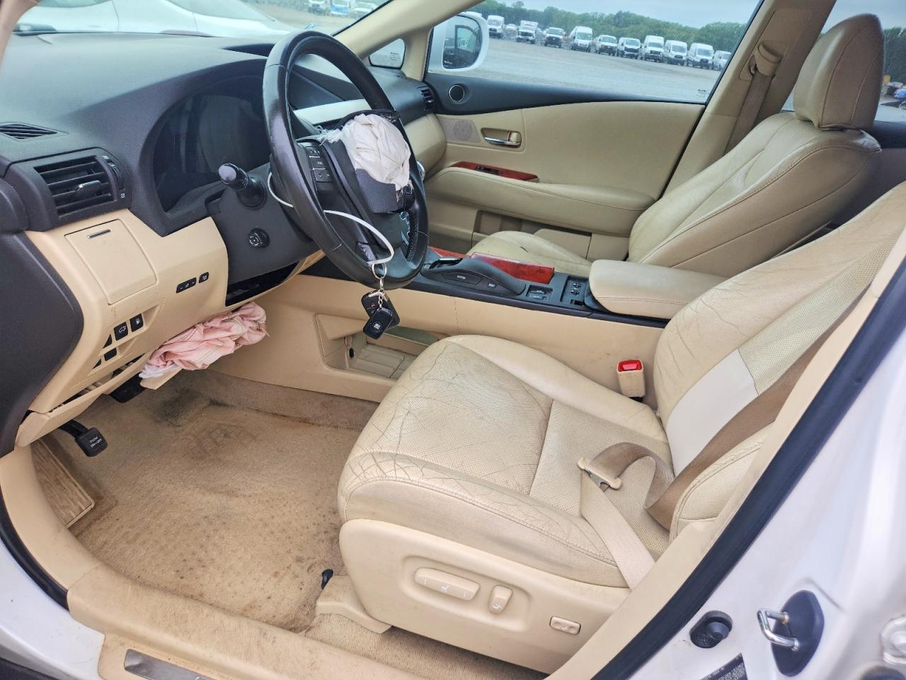 2011 Lexus Rx 350 White vin: 2T2BK1BA8BC093675