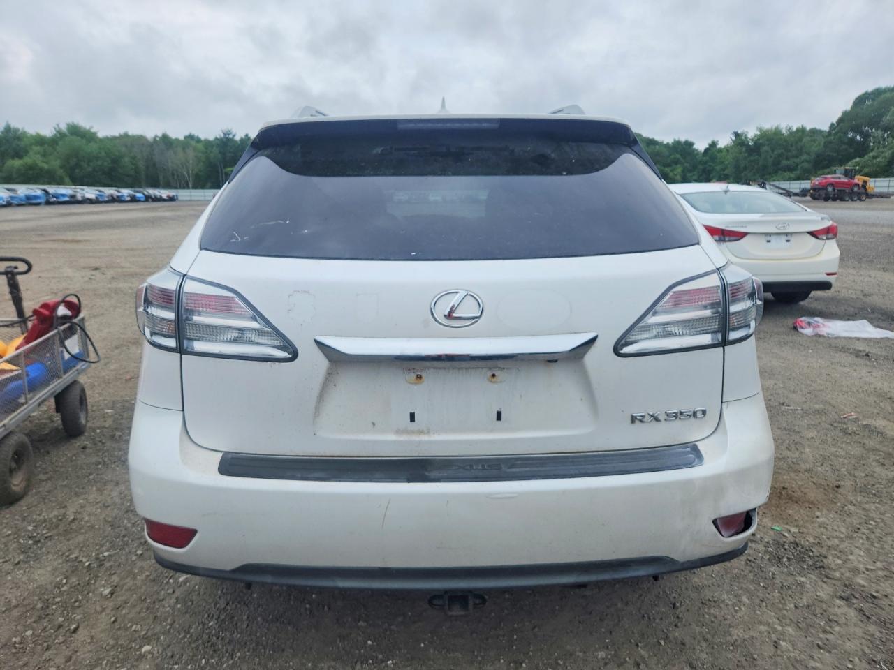 2011 Lexus Rx 350 White vin: 2T2BK1BA8BC093675