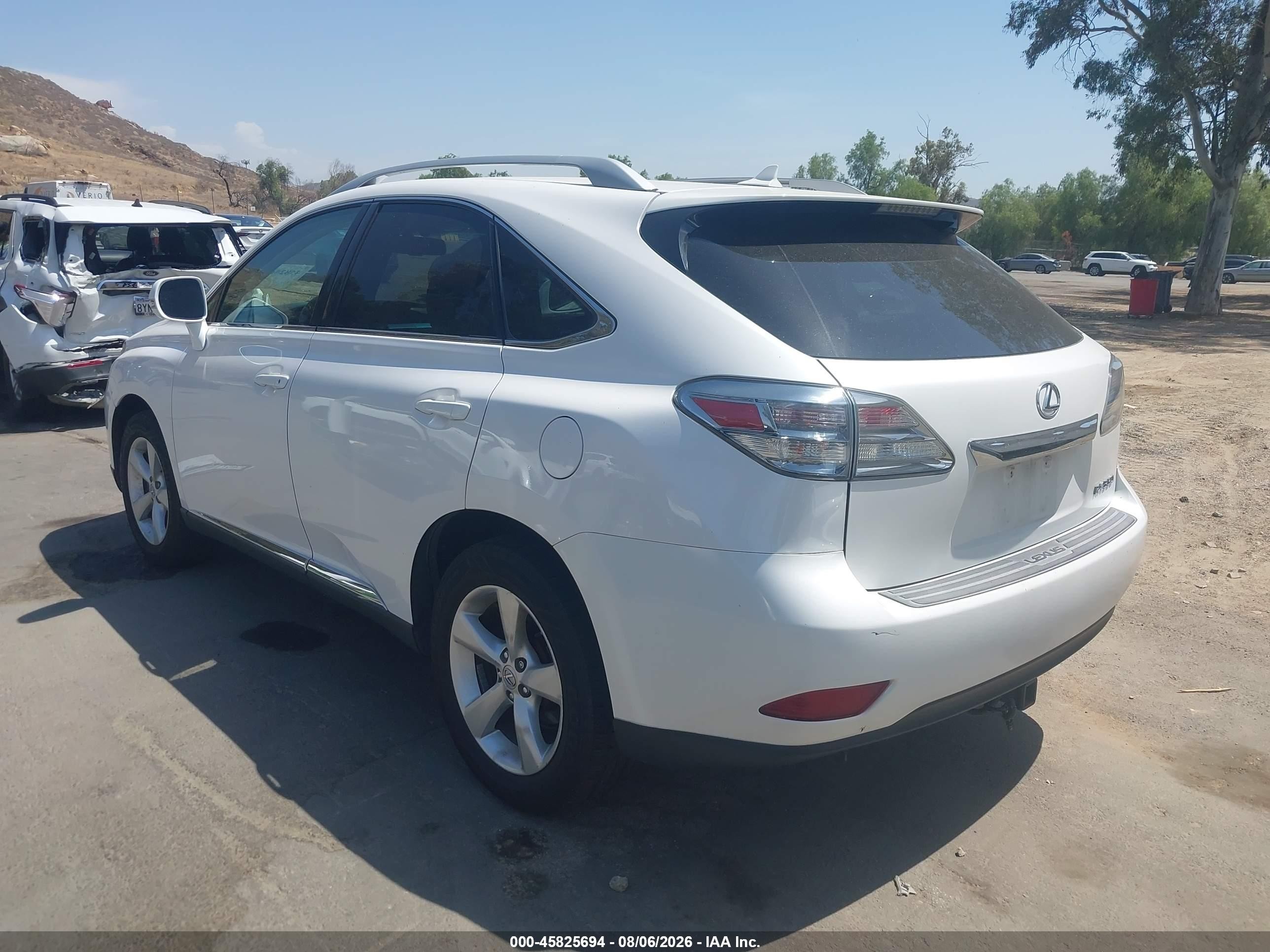 2011 Lexus Rx 350   White vin: 2T2BK1BA8BC094065