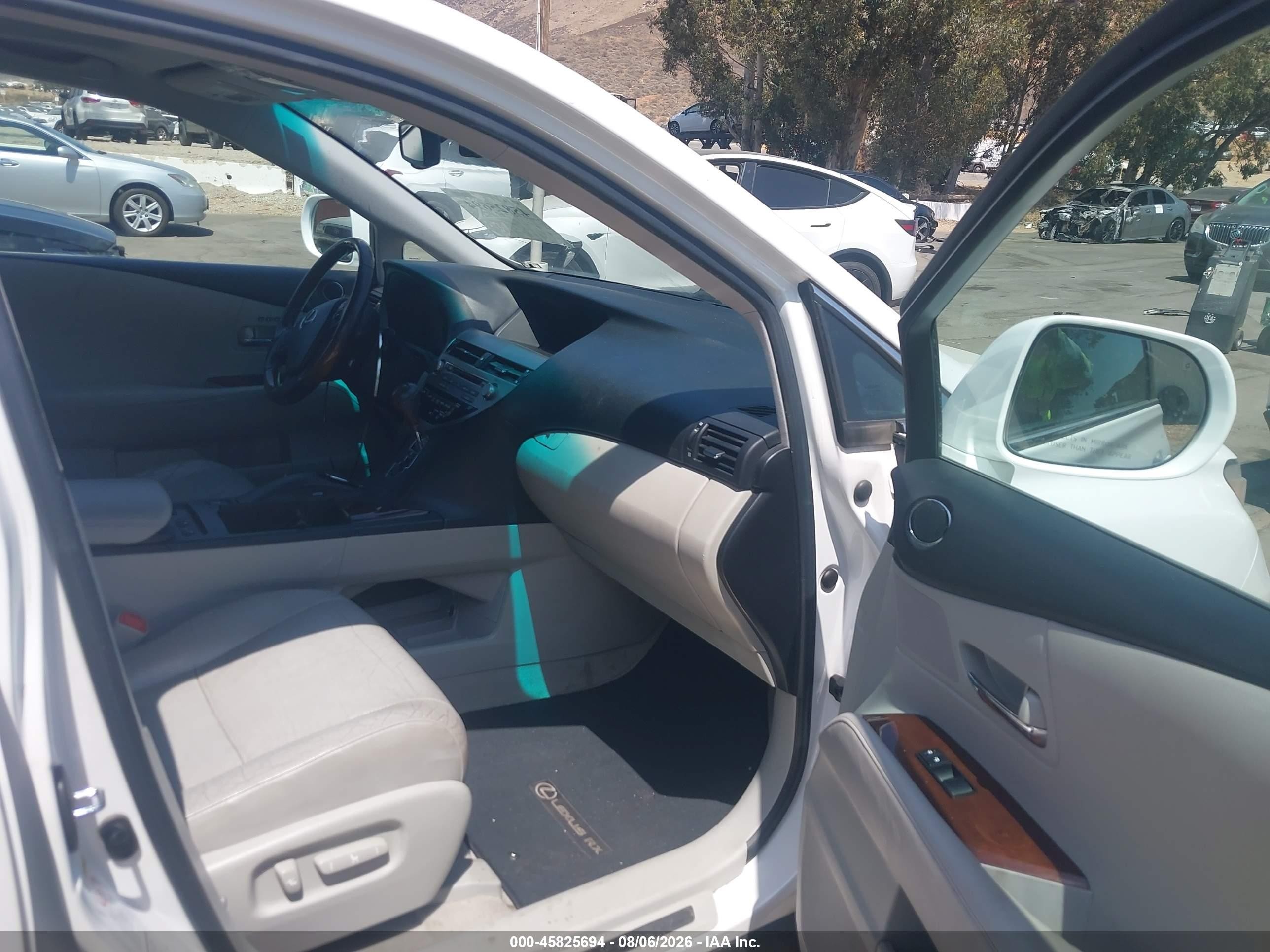 2011 Lexus Rx 350   White vin: 2T2BK1BA8BC094065