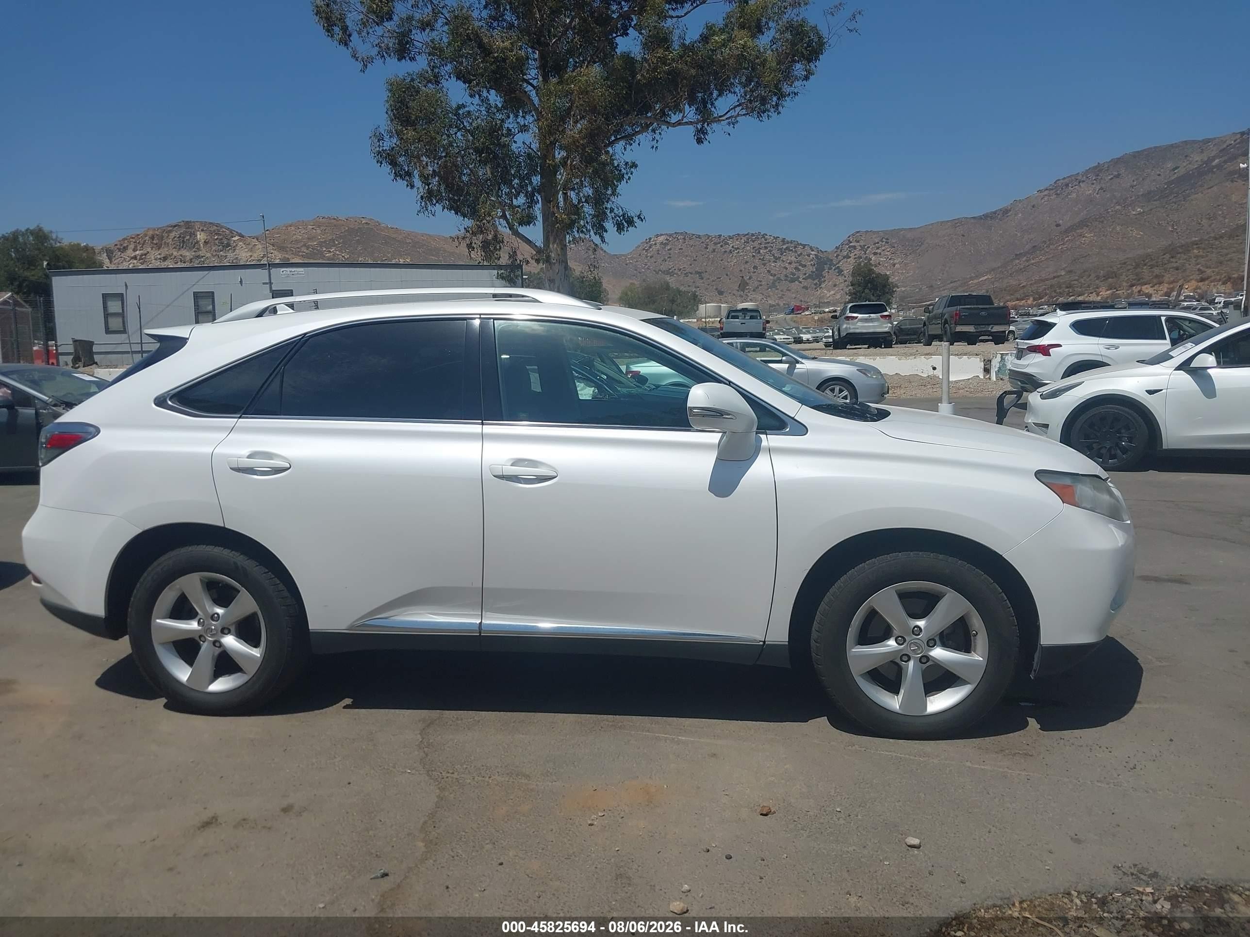 2011 Lexus Rx 350   White vin: 2T2BK1BA8BC094065