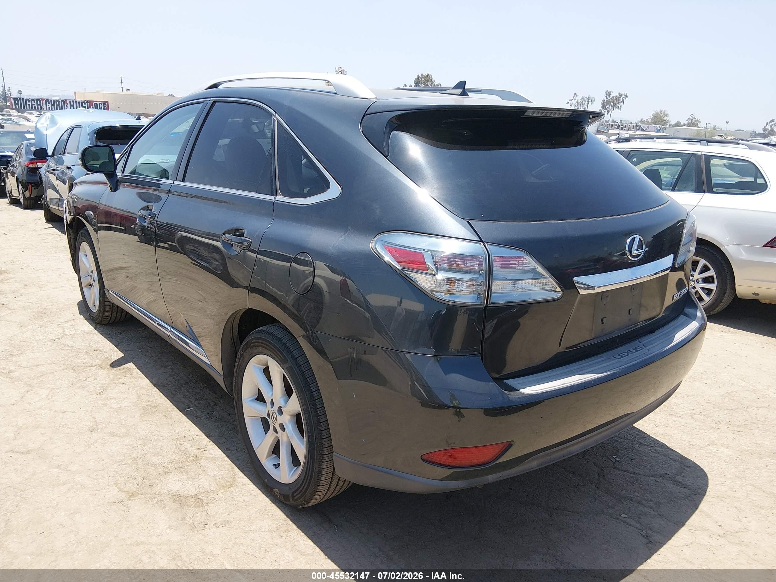 2011 Lexus Rx 350   Gray vin: 2T2BK1BA8BC094311