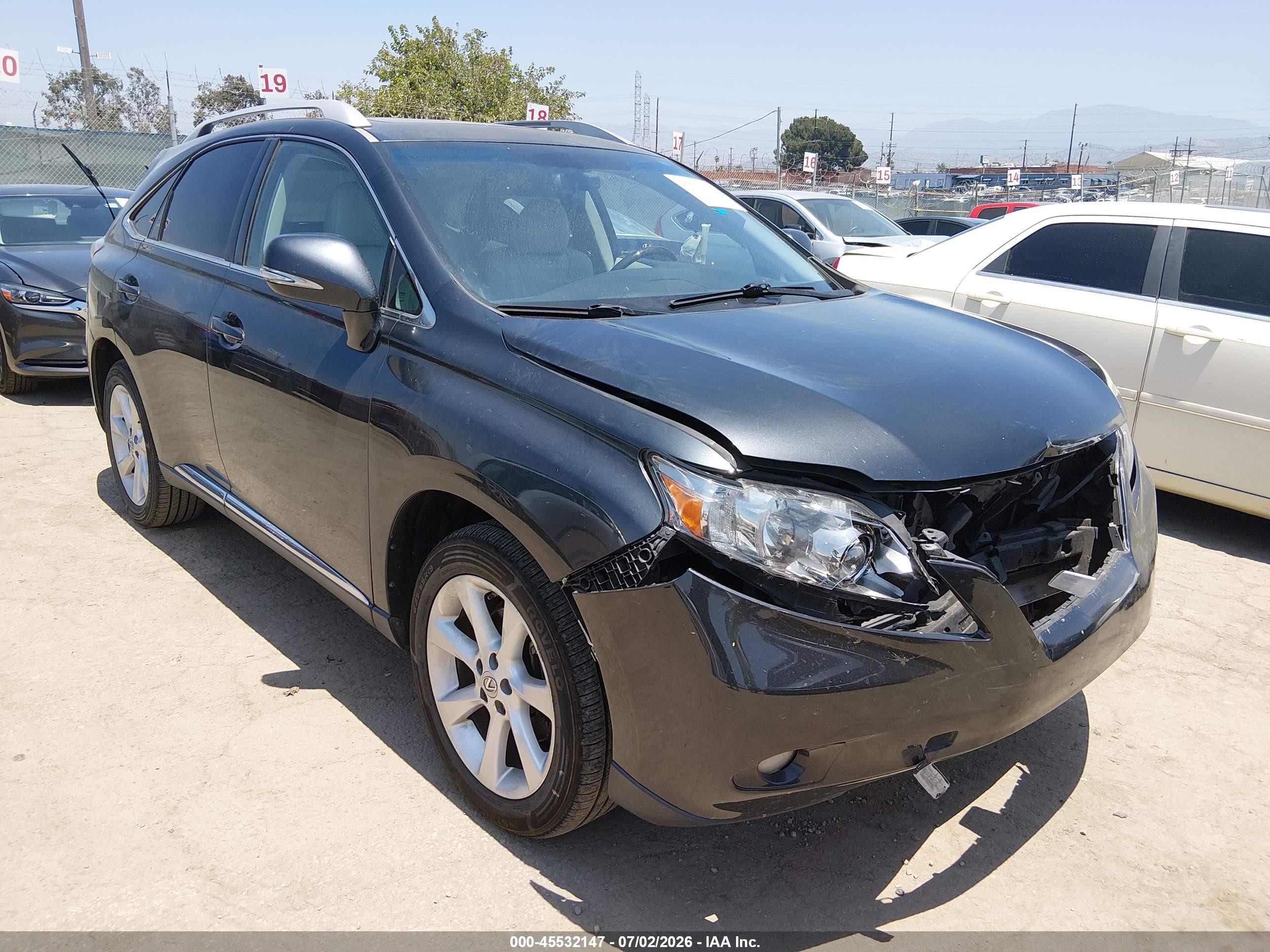 2011 Lexus Rx 350   Gray vin: 2T2BK1BA8BC094311