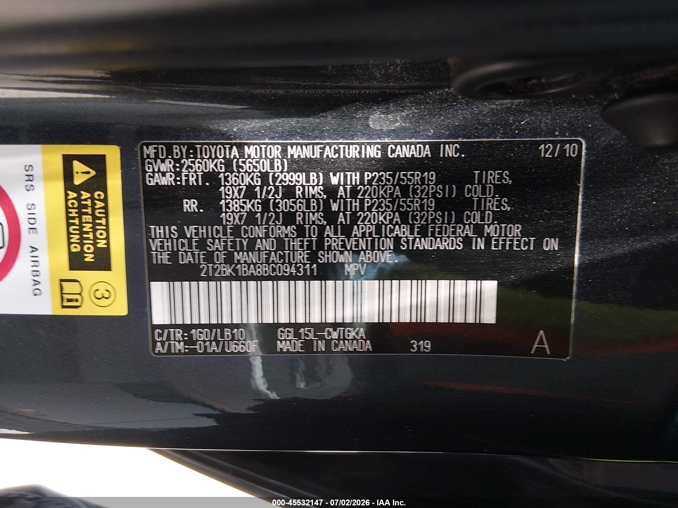 2011 Lexus Rx 350   Gray vin: 2T2BK1BA8BC094311