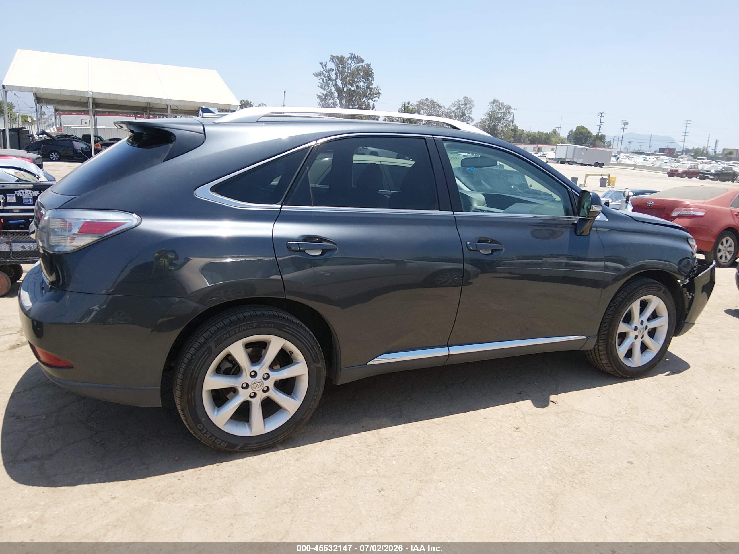 2011 Lexus Rx 350   Gray vin: 2T2BK1BA8BC094311