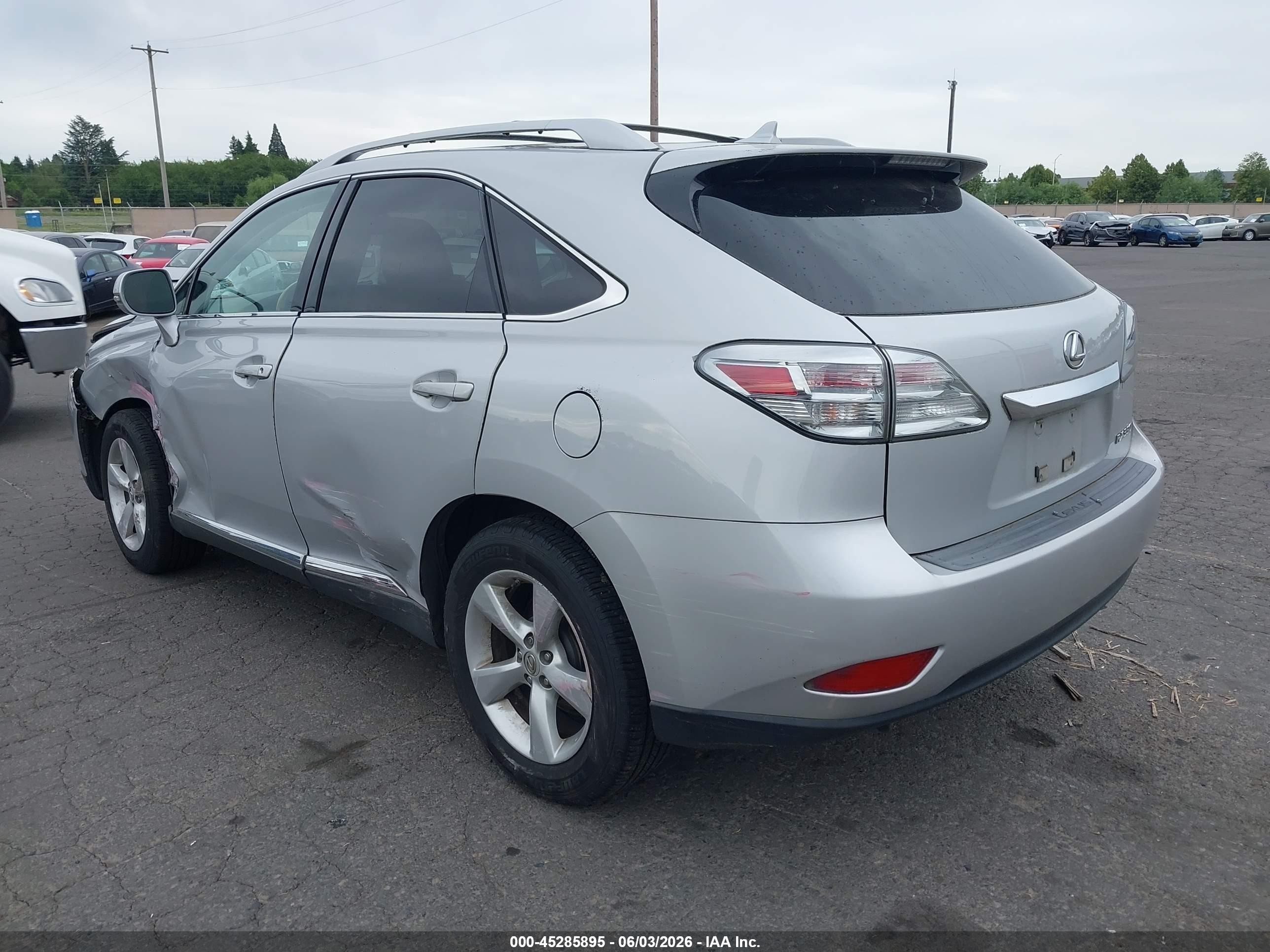 2011 Lexus Rx 350   Silver vin: 2T2BK1BA8BC102908