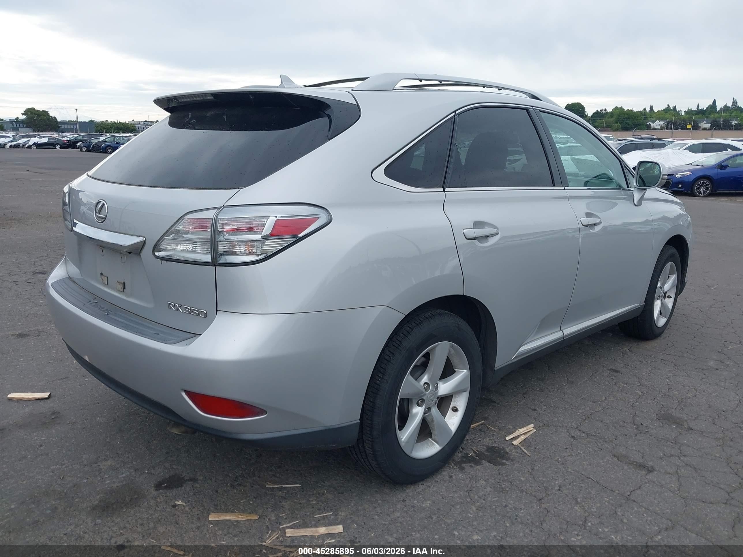 2011 Lexus Rx 350   Silver vin: 2T2BK1BA8BC102908