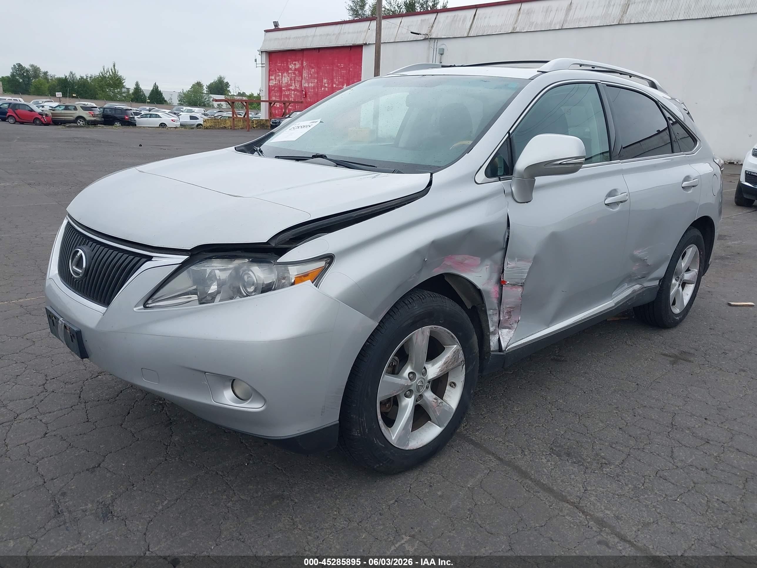 2011 Lexus Rx 350   Silver vin: 2T2BK1BA8BC102908