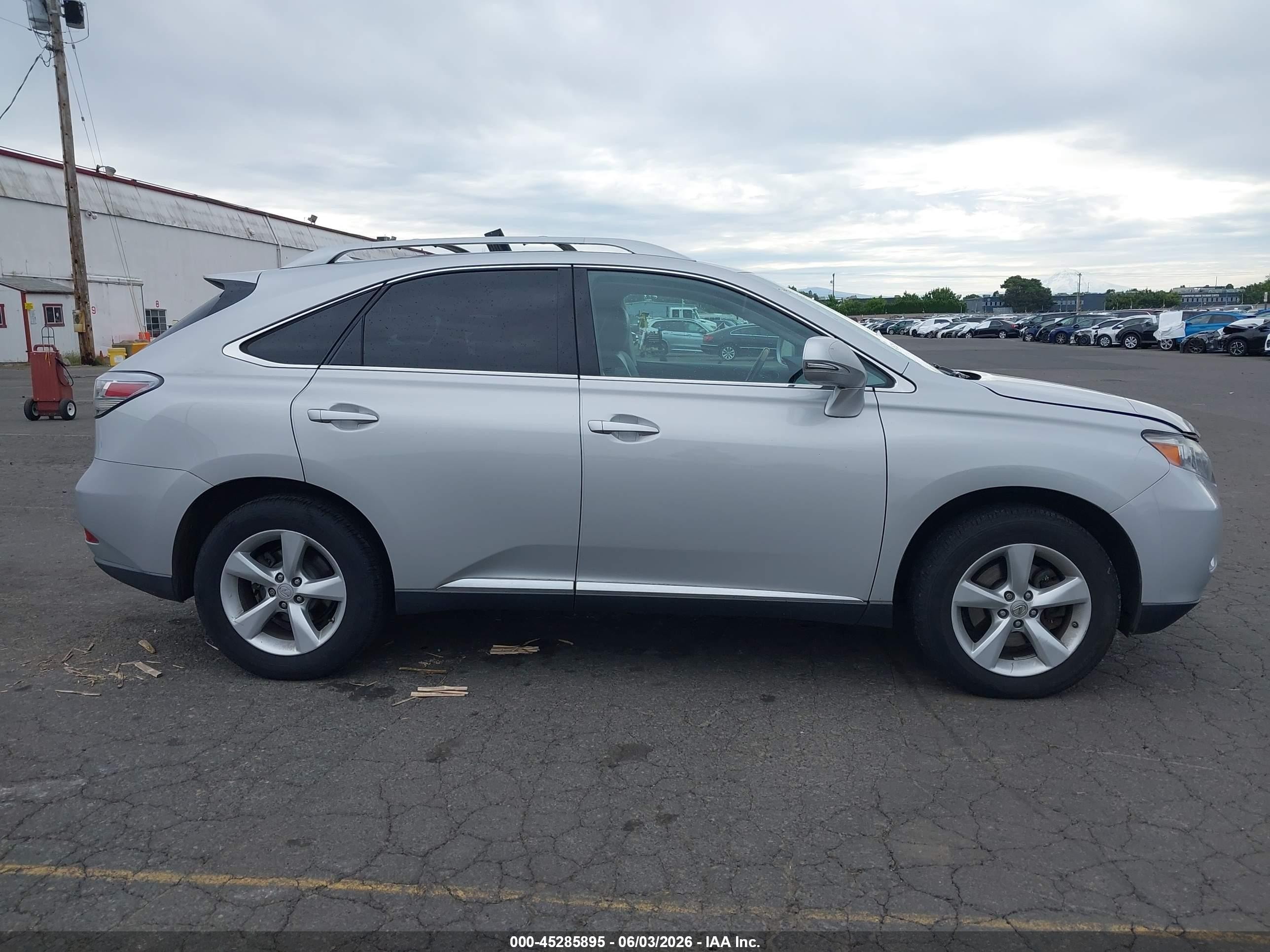 2011 Lexus Rx 350   Silver vin: 2T2BK1BA8BC102908
