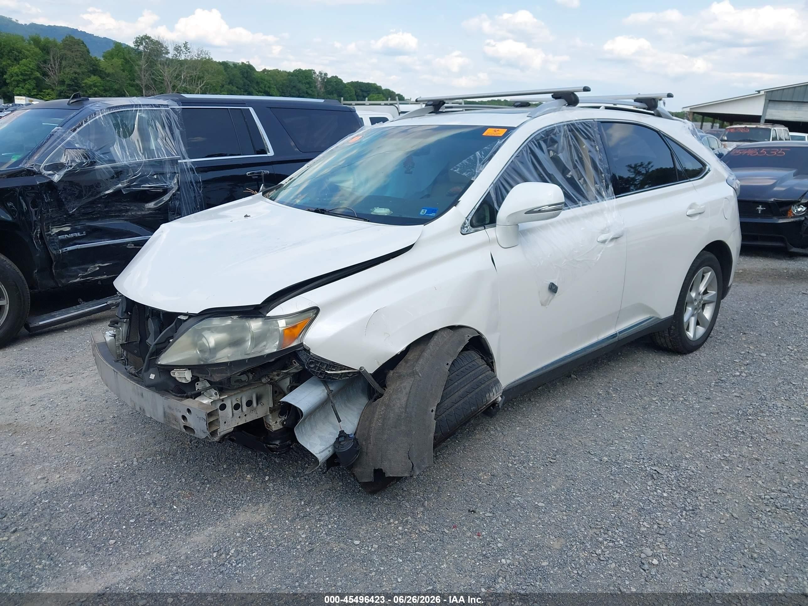 2011 Lexus Rx 350   White vin: 2T2BK1BA8BC109387