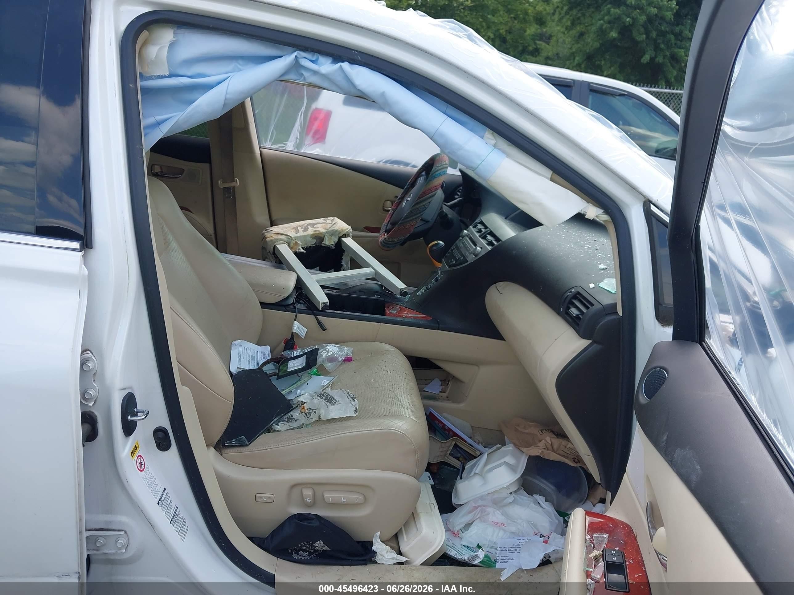 2011 Lexus Rx 350   White vin: 2T2BK1BA8BC109387