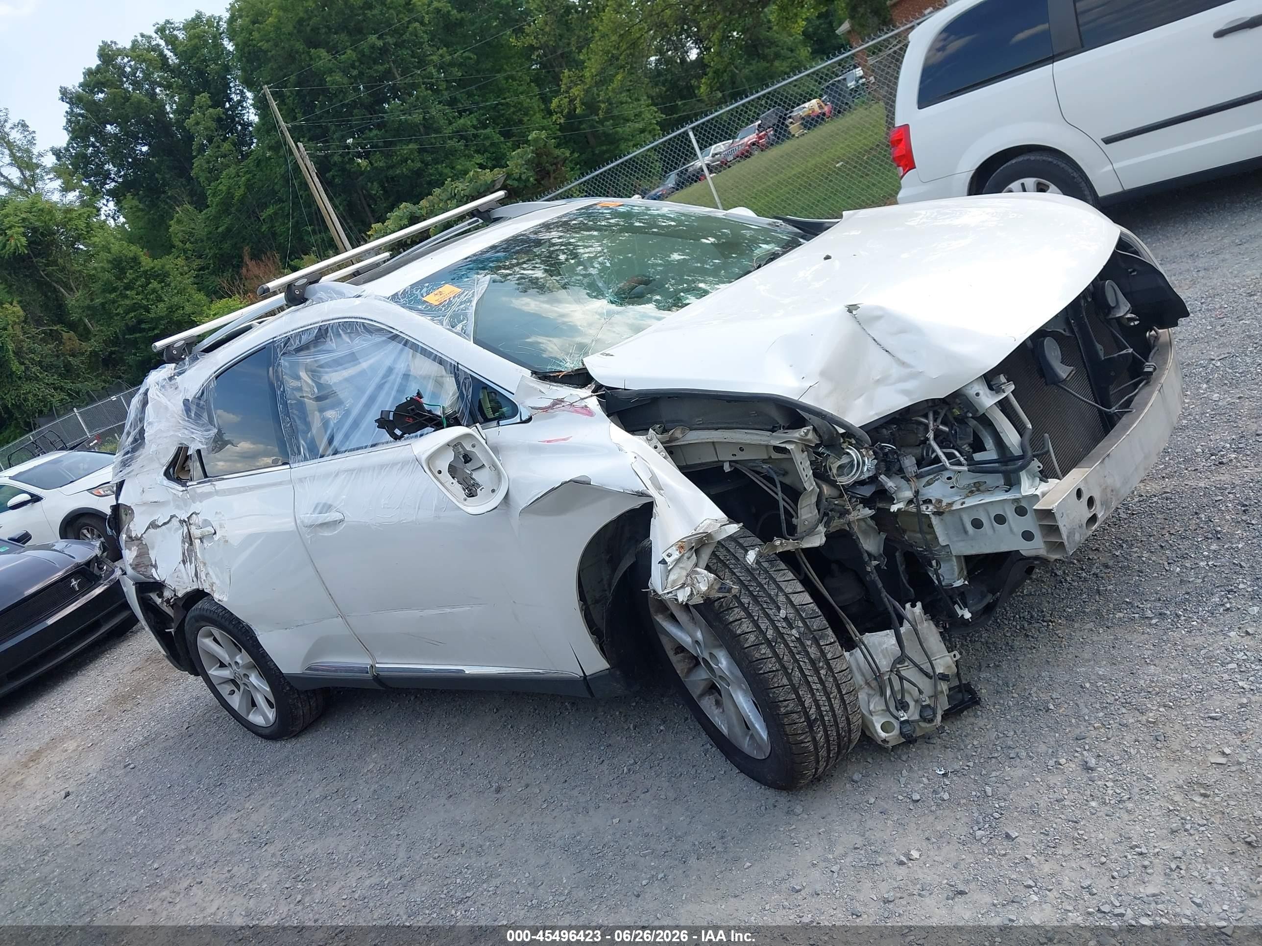 2011 Lexus Rx 350   White vin: 2T2BK1BA8BC109387