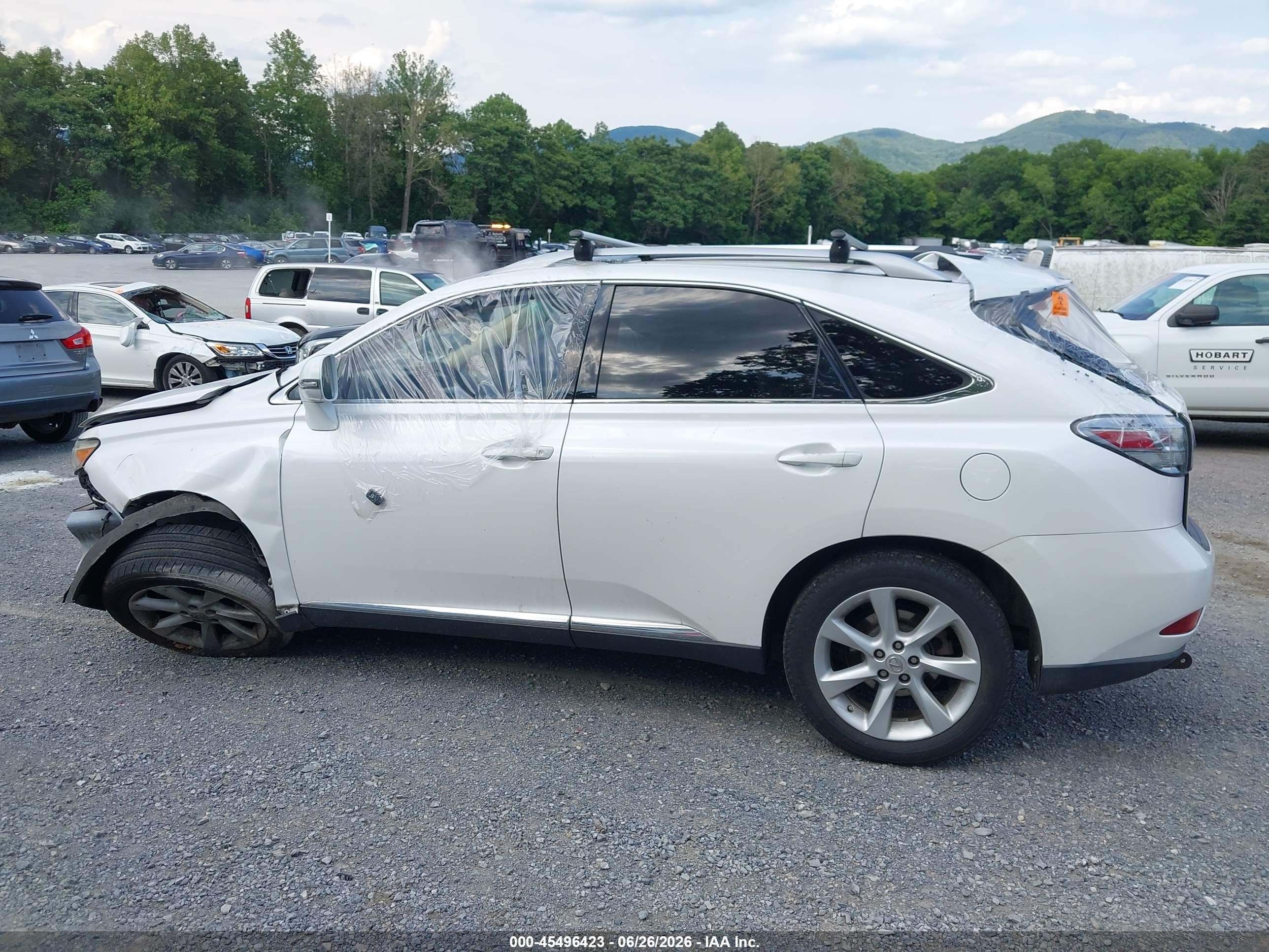 2011 Lexus Rx 350   White vin: 2T2BK1BA8BC109387