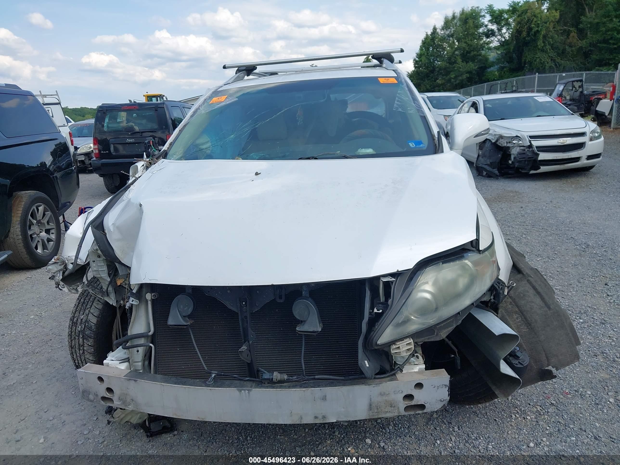 2011 Lexus Rx 350   White vin: 2T2BK1BA8BC109387